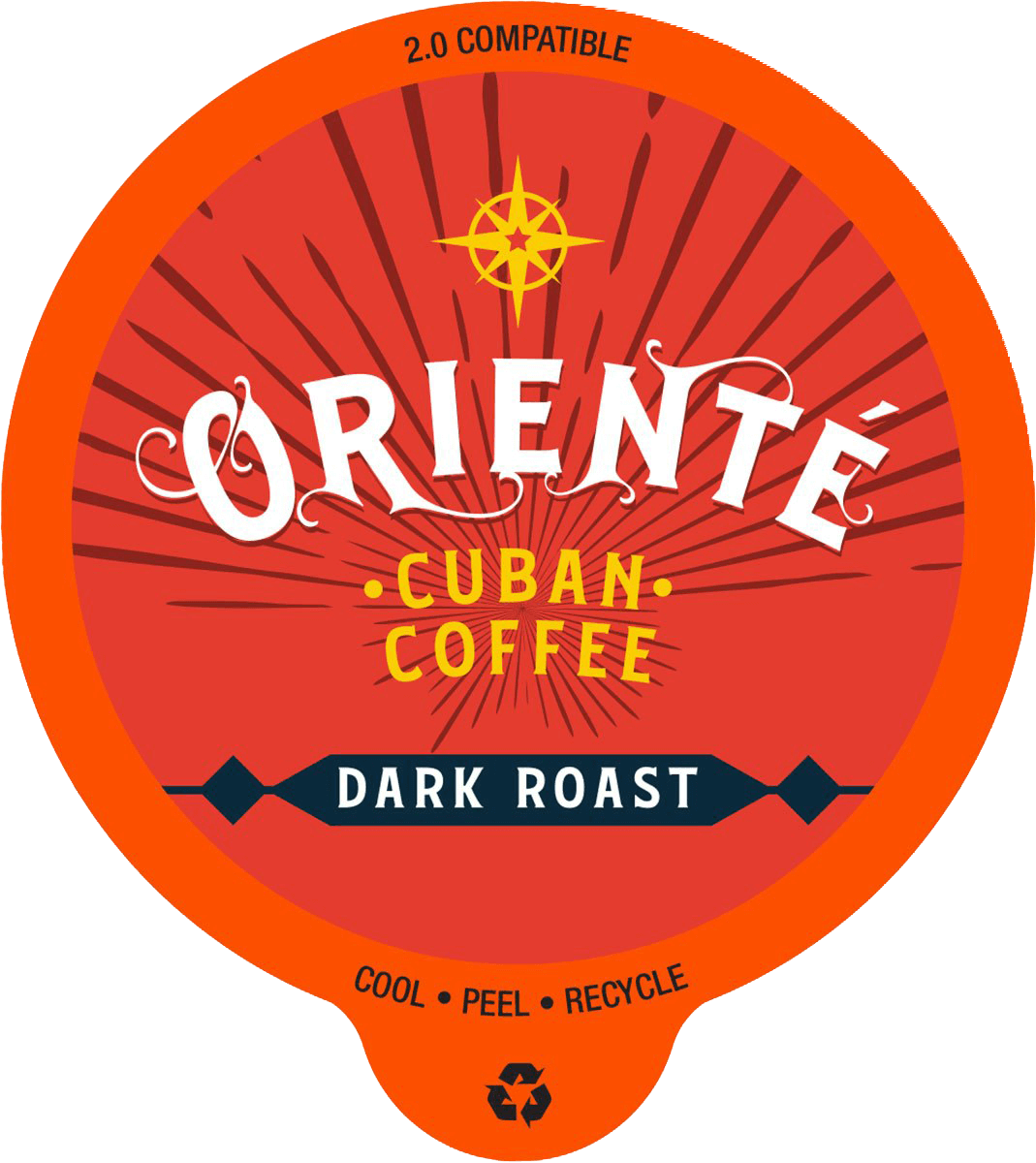 Premium Oriente Cuban Dark Roast Coffee Pods - 100% Arabica Single-Serve Capsules for Keurig & Nespresso Machines - Rich & Bold Flavor for Morning Energy or Afternoon Pick-Me-Up