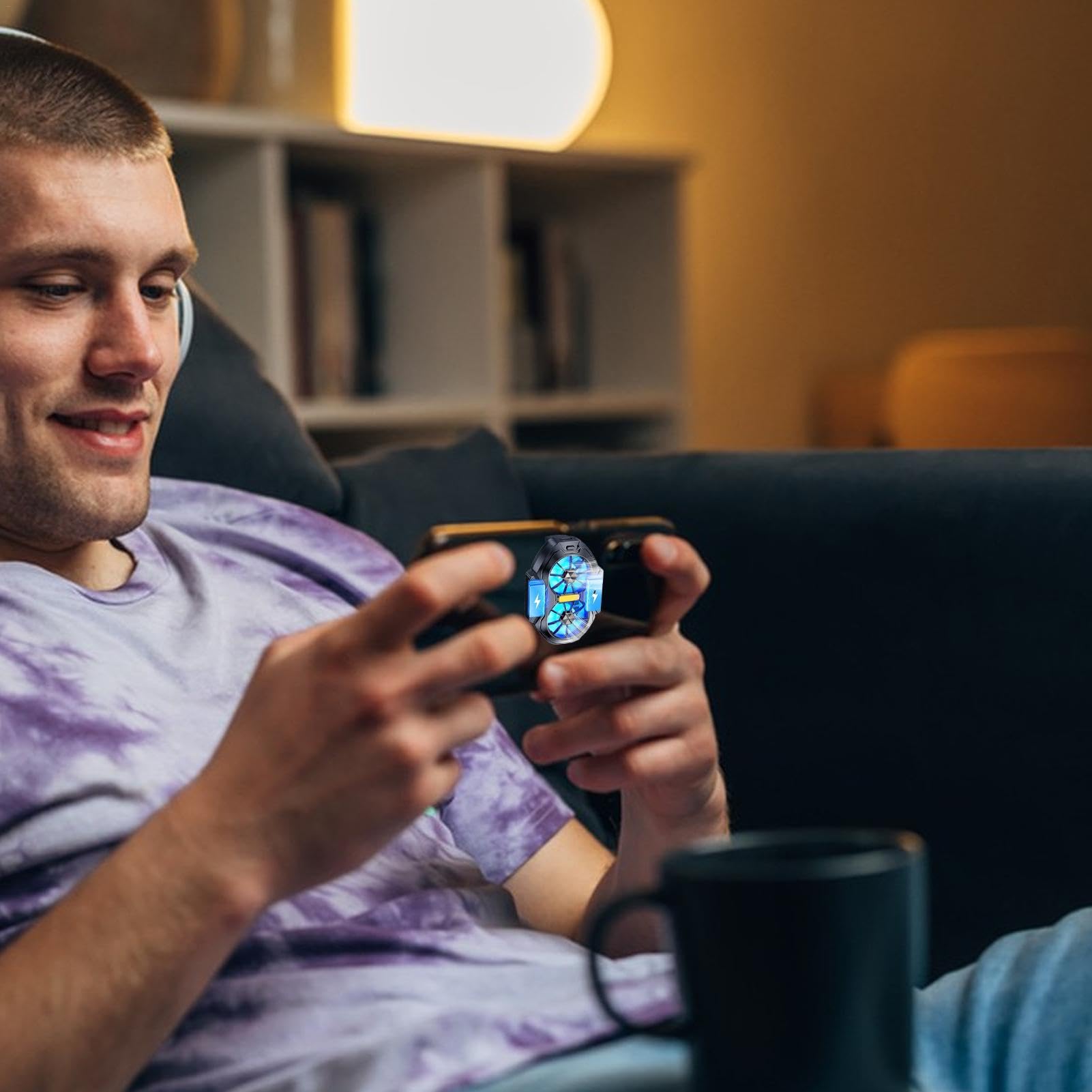 Portable Phone Cooling Fan - USB-Powered Smartphone Cooler for Gaming & Overheating Prevention | Perfect for iPhone, Samsung & Gaming Phones | Stay Cool During Long Sessions
