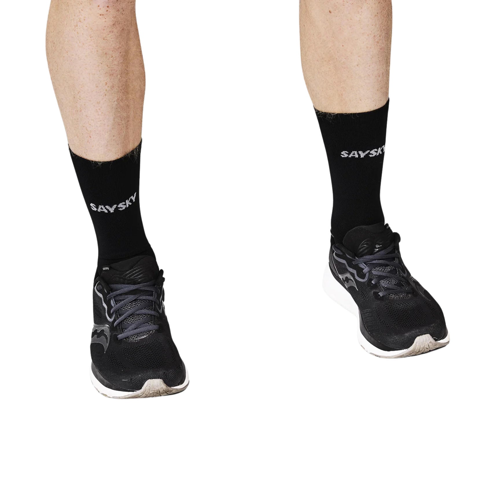 Unisex Saysky Logo Combat High Socks - Athletic Performance & Casual Wear for Running, Gym, and Everyday Comfort