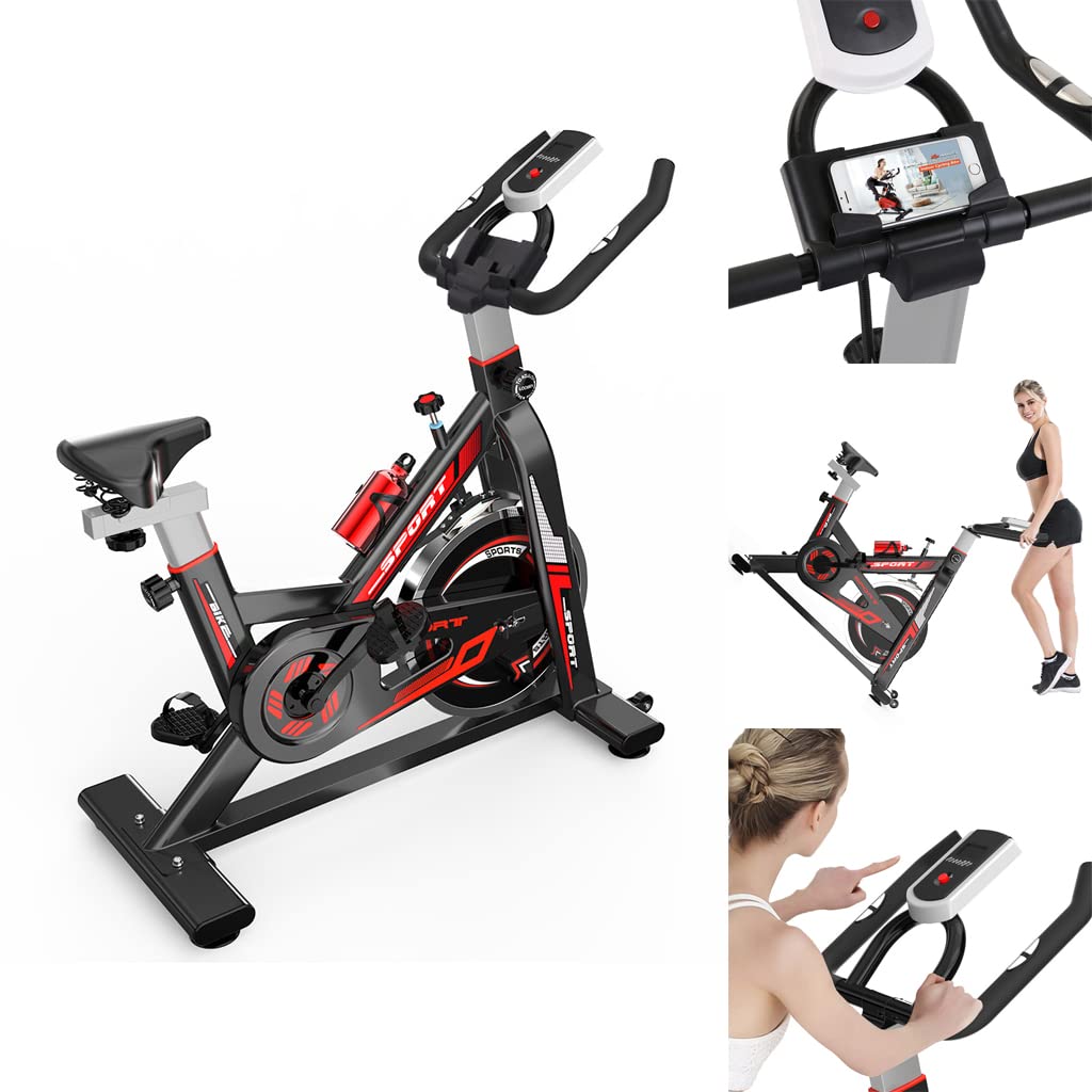 BONIXOOM Professional Indoor Cycling Bike - Stationary Exercise Bike for Home Cardio & Gym Workouts | Perfect for HIIT, Spin Classes & Weight Loss Training