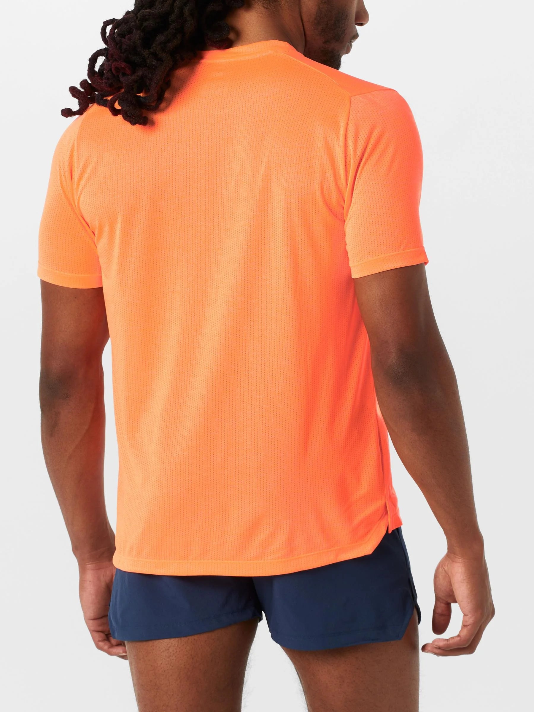 Men's Athletic Performance T-Shirt - Breathable & Moisture-Wicking Workout Shirt for Running & Gym (HMO Hot Mango) | Ideal for Sports, Training & Casual Wear