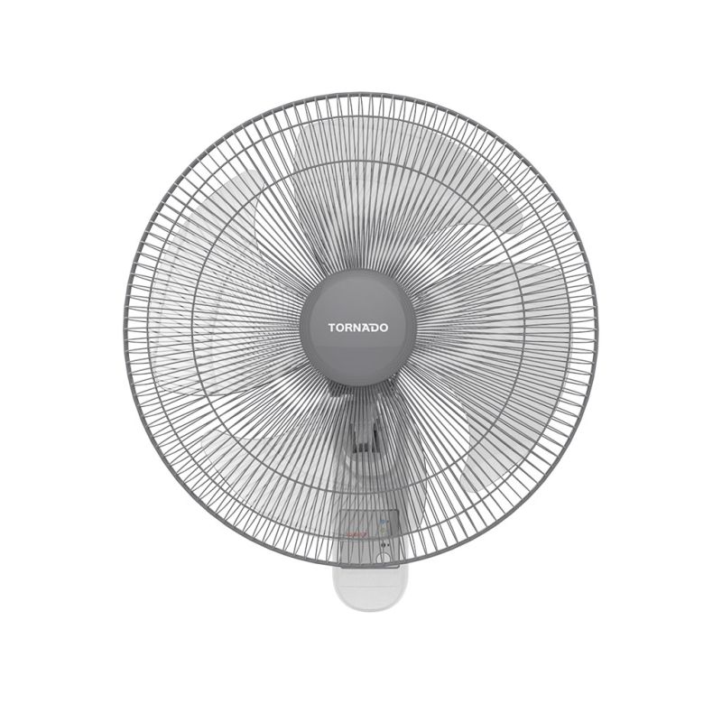 16 Inch TORNADO Wall Mount Fan with 4 Blades - Powerful White Oscillating Fan for Home, Office, and Garage (Model TWF 29) - Perfect for Cooling Large Rooms and Workspaces
