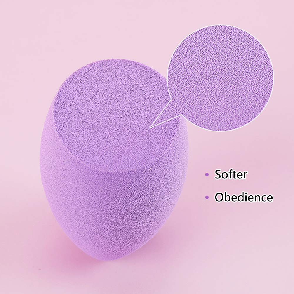 Beauty Blender Sponge - Dry & Wet Makeup Sponge Puff for Foundation & Concealer Application - Perfect for Flawless Makeup Blending at Home or On-the-Go