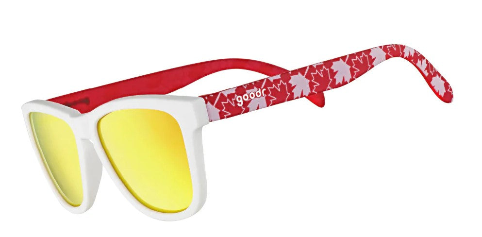 Goodr Let's Get Canucked Up Sunglasses - Polarized UV Protection for Running, Cycling & Outdoor Sports - Stylish & Durable for Men & Women