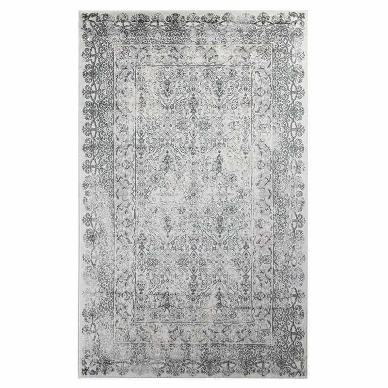 Myel Classic Medallion Indoor Area Rug - Non-Slip Traditional Persian Design Runner Rug for Living Room, Bedroom & Hallway