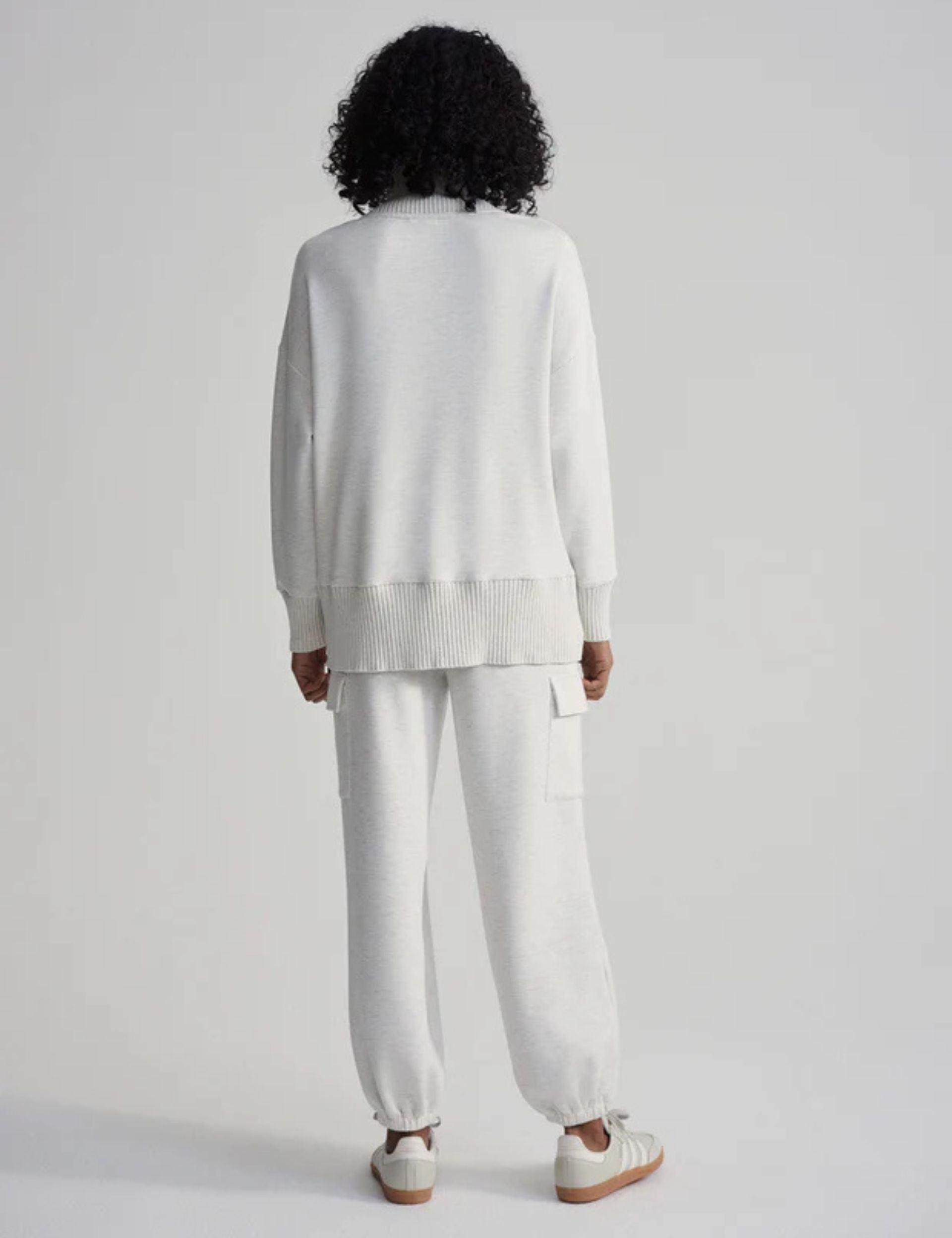Barker High Neck Sweater for Women - Soft Ivory Marl Pullover - Perfect for Casual Outfits & Cozy Winter Days