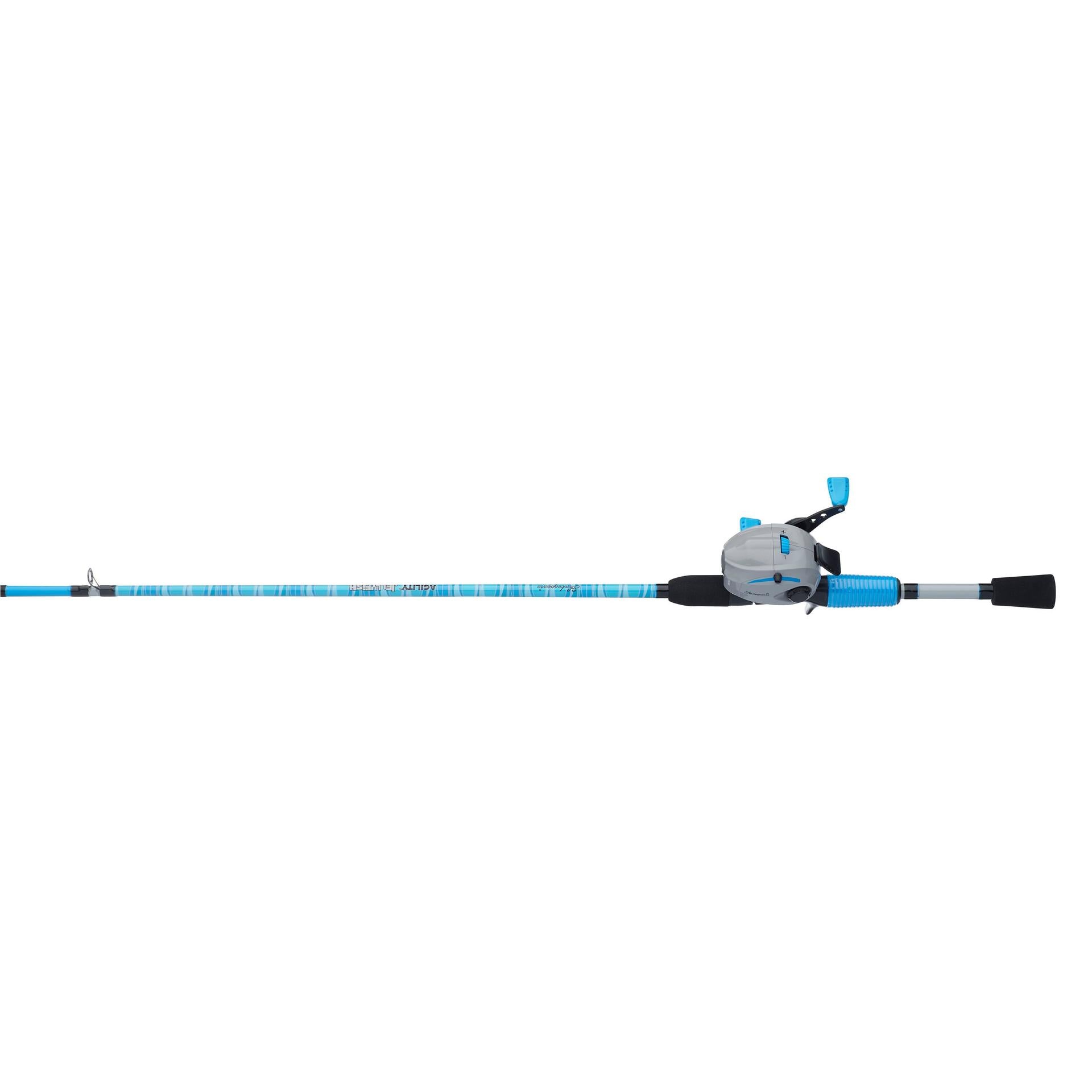 Jellyfish® Spincast Fishing Rod and Reel Combo - Lightweight Spinning Combo for Freshwater & Saltwater Fishing - Perfect for Beginners and Anglers - Ideal for Shore, Pier, and Boat Fishing