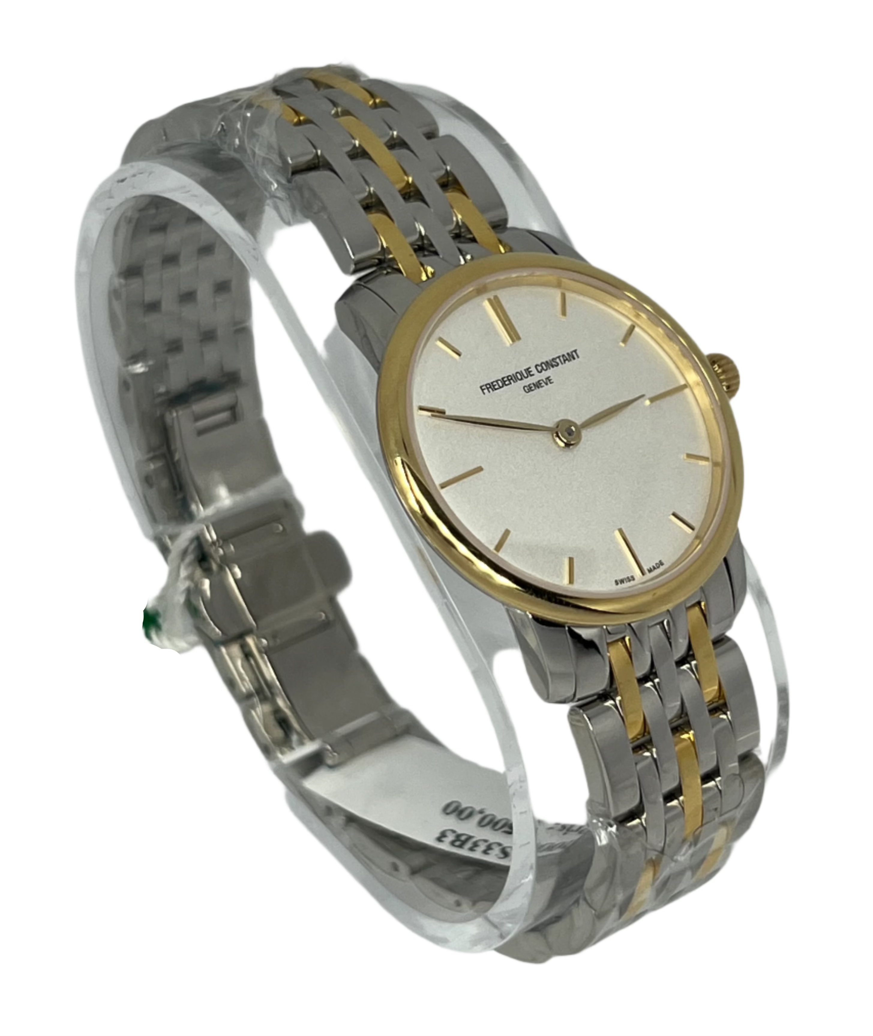 Frederique Constant Slim Line Ladies Watch - Stainless Steel Case & Bracelet - Elegant Dress Watch for Women - Perfect for Business, Parties & Special Occasions