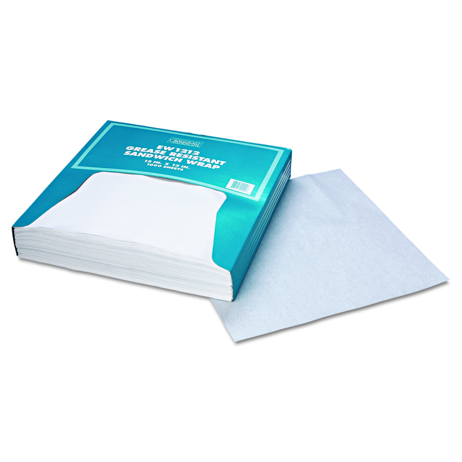Bagcraft 057012 Grease-Resistant White Paper Wrap/Liner - 12