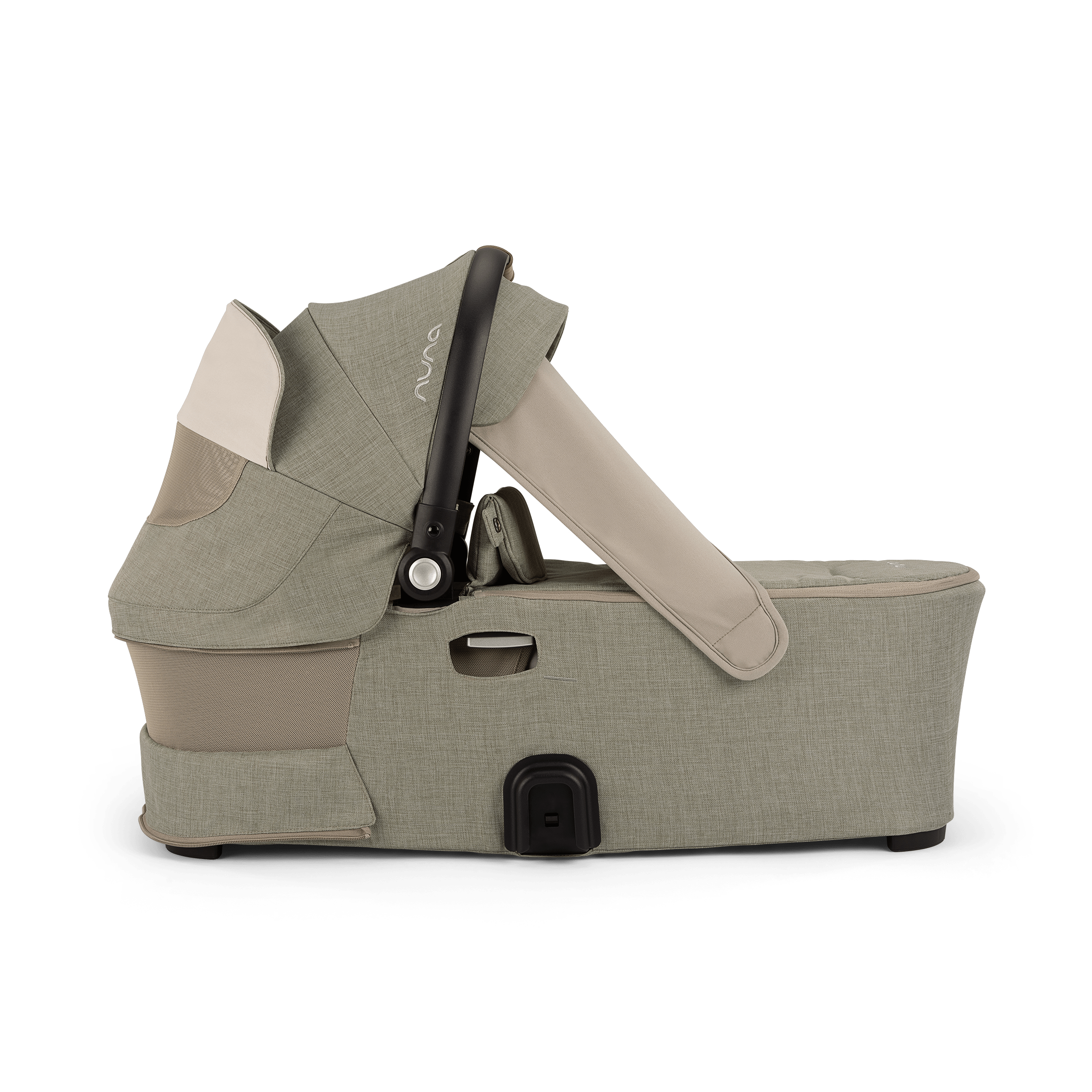 Nuna DEMI Next Bassinet with Stand - Granite Gray | Premium Baby Bassinet for Newborns | Perfect for Nursery, Bedroom & Travel