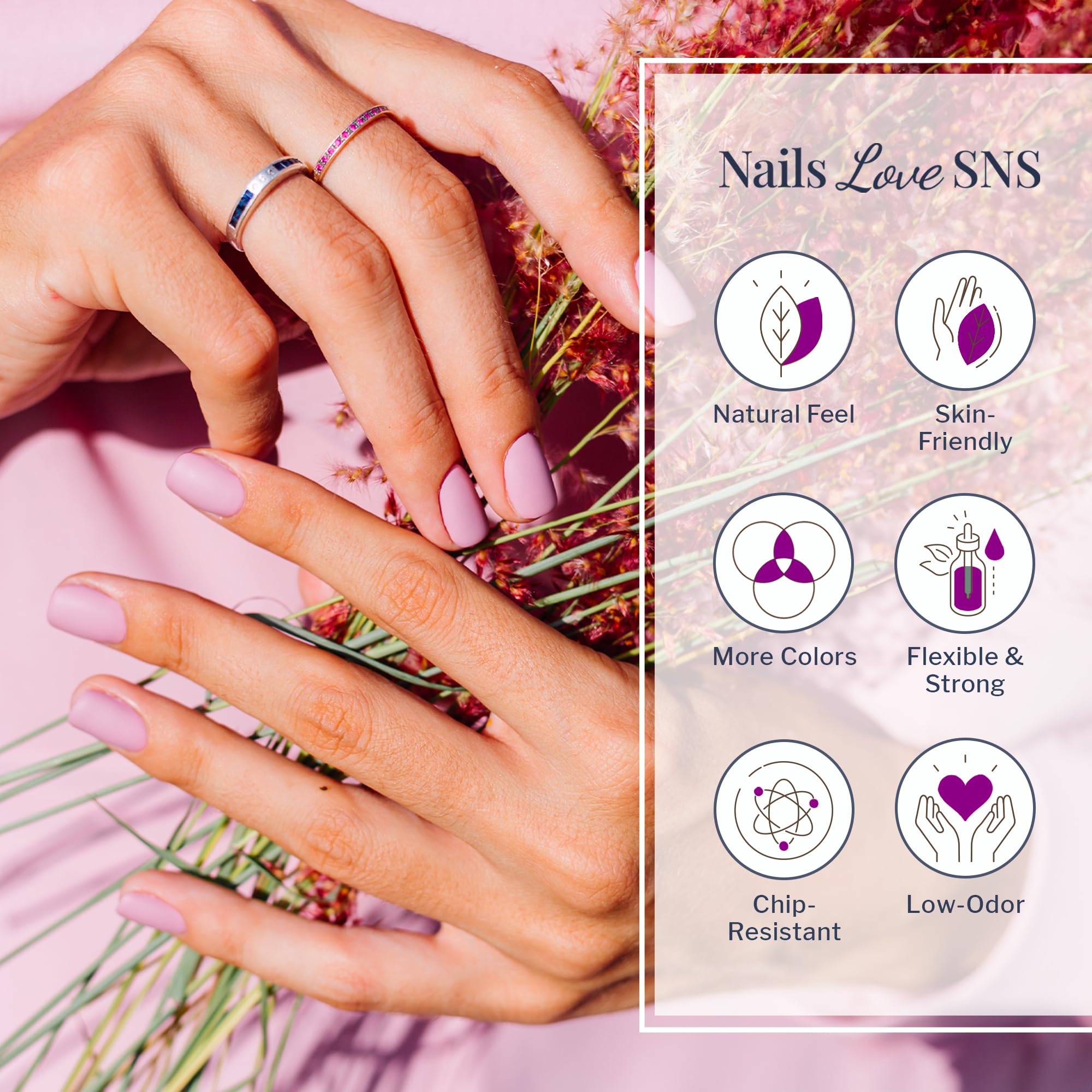 SNS Nail Dip Powder - Pink Lady (Orange, Cream) | Long-Lasting 14 Day Dip Nail Color | Low Odor & No UV Lamp Needed | 1oz | Perfect for Home Manicures, Salon Nails & DIY Nail Art