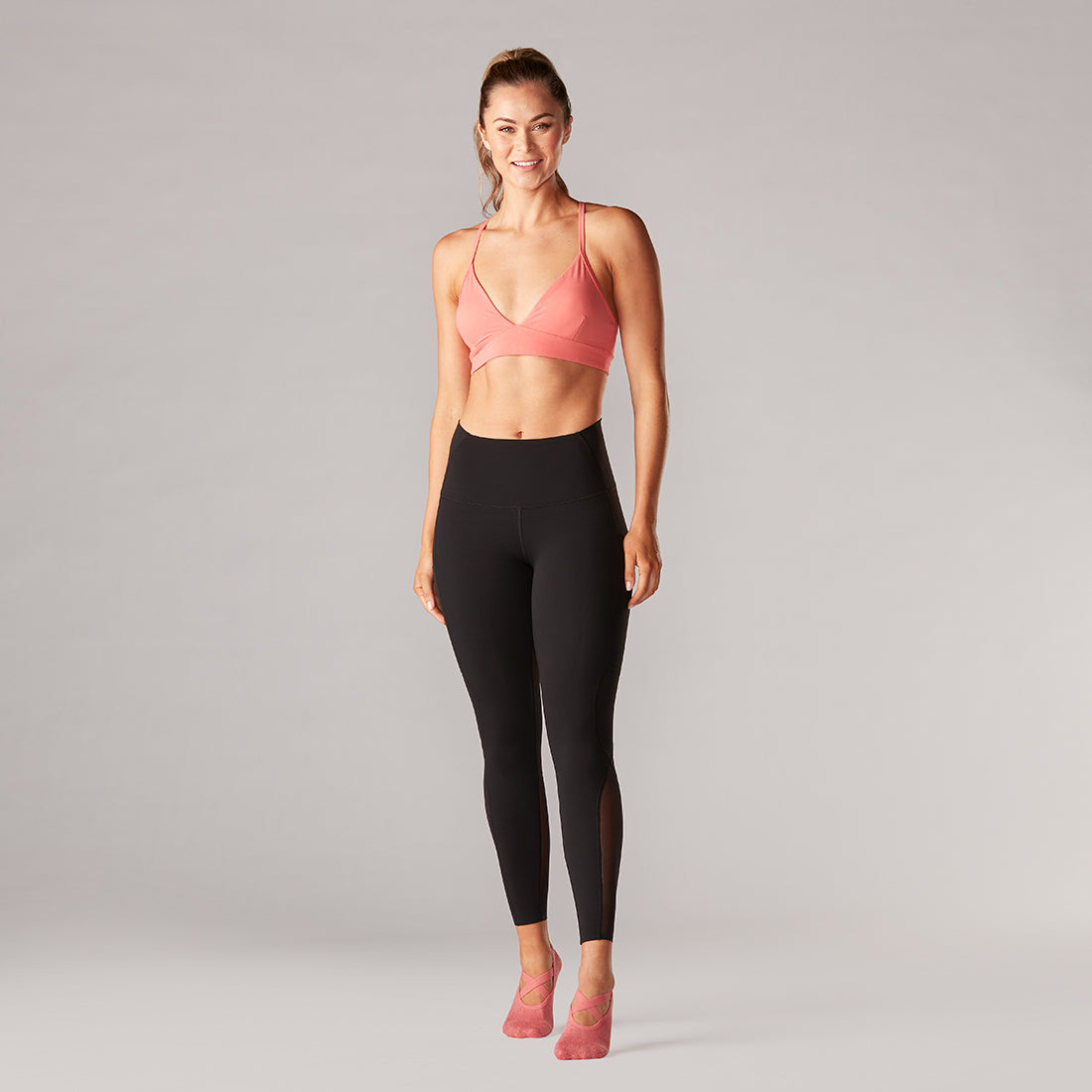 Tavi Noir Stash & Dash 7/8 High Waist Yoga Tights - Women's Workout Leggings for Running, Gym & Lounge - Moisture Wicking & Stretchy Activewear