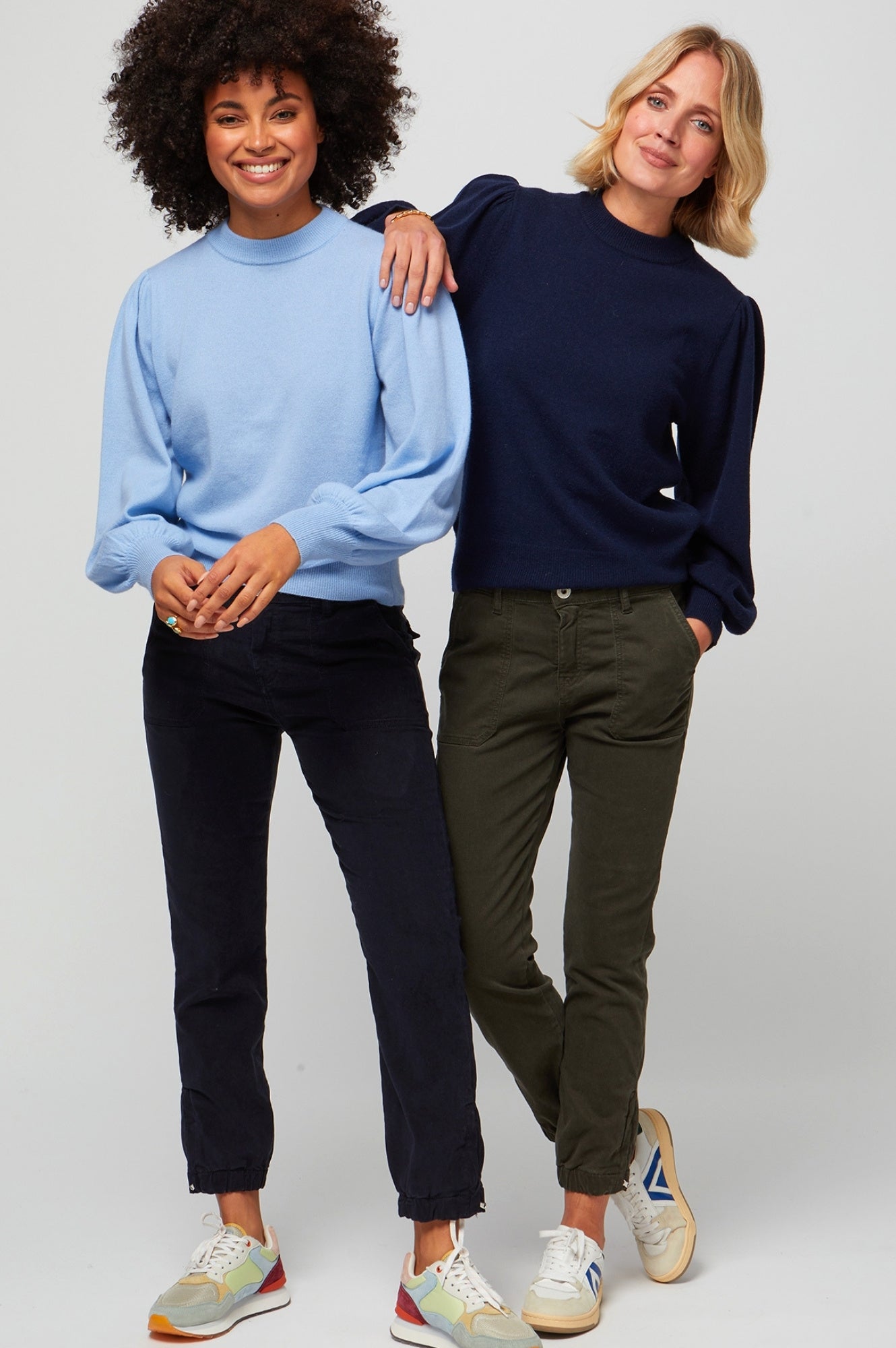 Premium Merino Wool Cashmere Blend Crew Neck Sweater for Men & Women | Soft & Warm Winter Pullover | Navy Blue | Perfect for Casual Wear, Office & Outdoor Activities