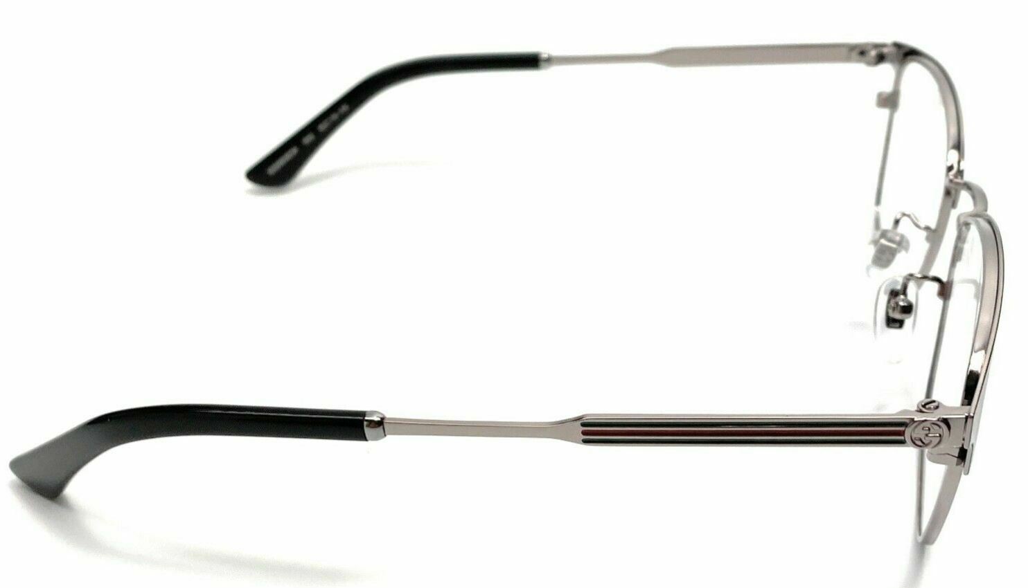 Gucci GG 0609OK 002 Ruthenium/Black Eyeglasses - Stylish Designer Optical Frames for Men & Women | Perfect for Work, Travel & Everyday Wear