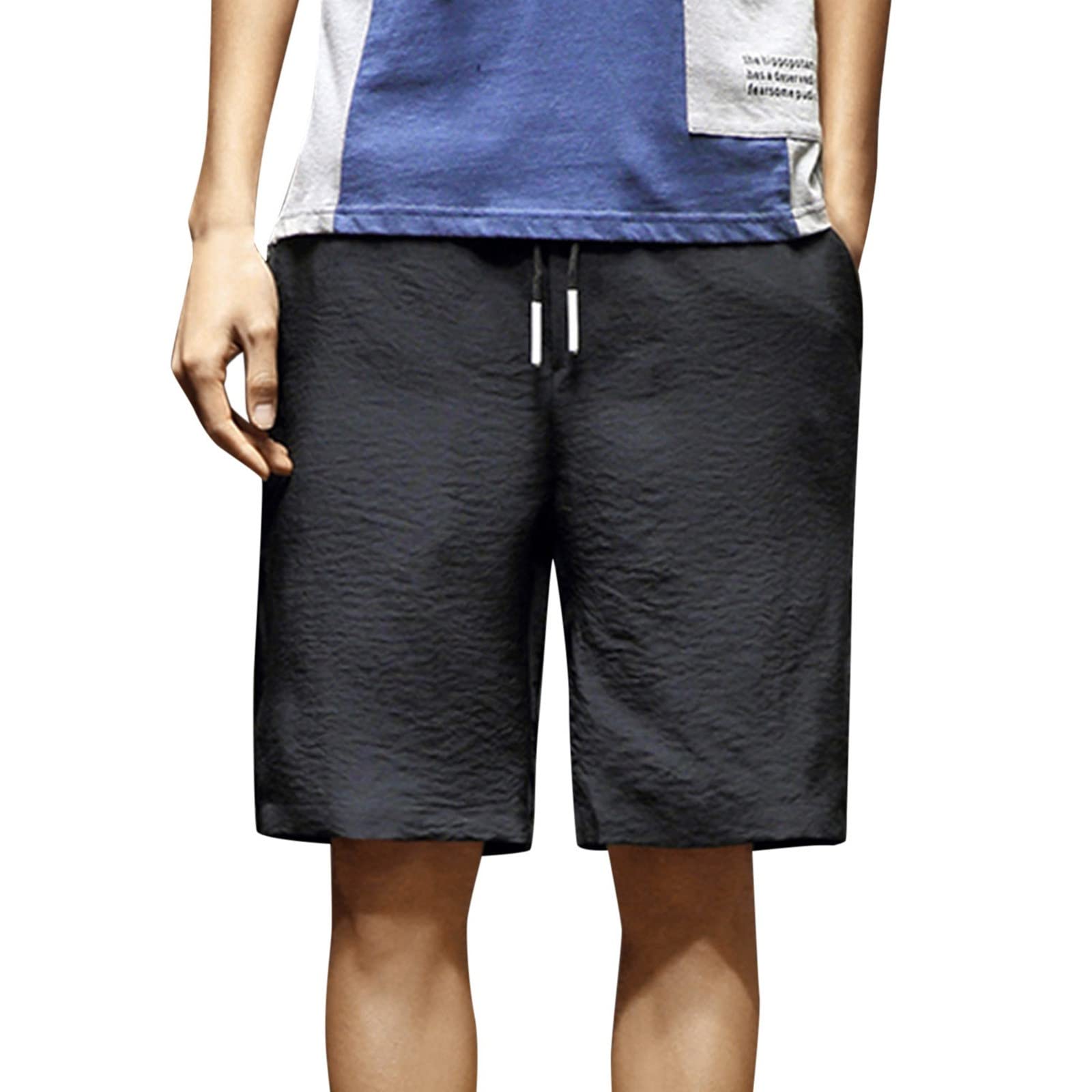 **Men's Summer Cargo Shorts - Loose Fit Beach Shorts, Fashionable Straight Leg Casual & Sports Shorts for Outdoor Activities, Travel & Gym**