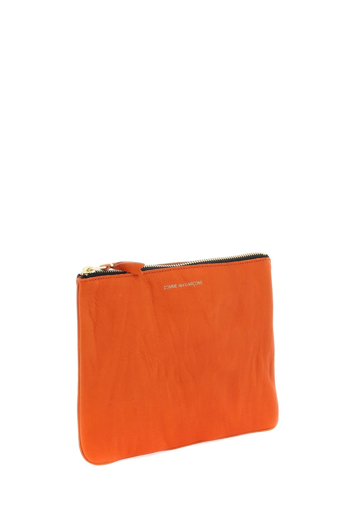 Comme des Garcons Classic Leather Wallet Pouch for Men & Women - Stylish & Durable Card Holder for Everyday Use, Travel, and Gifts