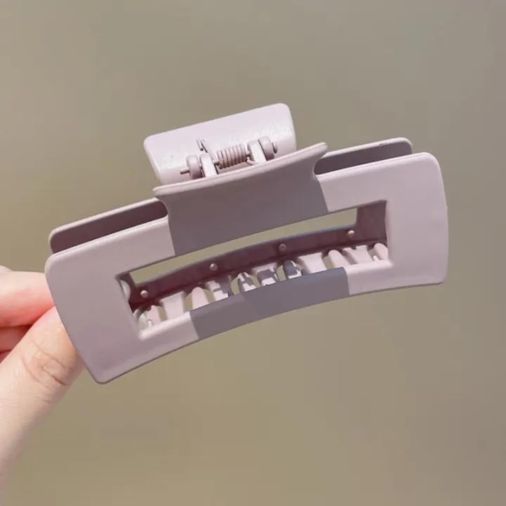 3.5 Inch Large Hair Claw Clips for Women & Girls - Strong Spring Matte Hair Clutcher Clips - Perfect for Ponytails, Buns & Updos - Softwrap Hair Styling Accessories