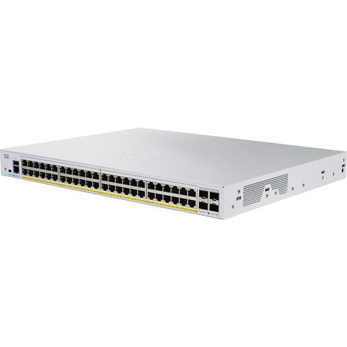 Cisco Business CBS350 48FP 4X 48-Port Gigabit PoE+ Managed Network Switch with SFP+ (740W) - Ideal for Office Networks, Data Centers & Enterprise IT Infrastructure