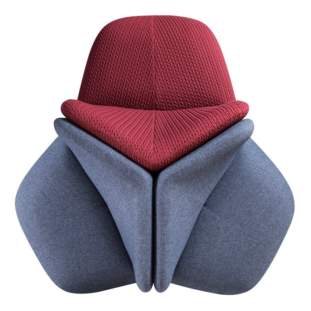 Miniforms Eggs Botera Armchair - Modern Accent Chair for Living Room, Bedroom & Office - Stylish Comfortable Seating for Home Decor