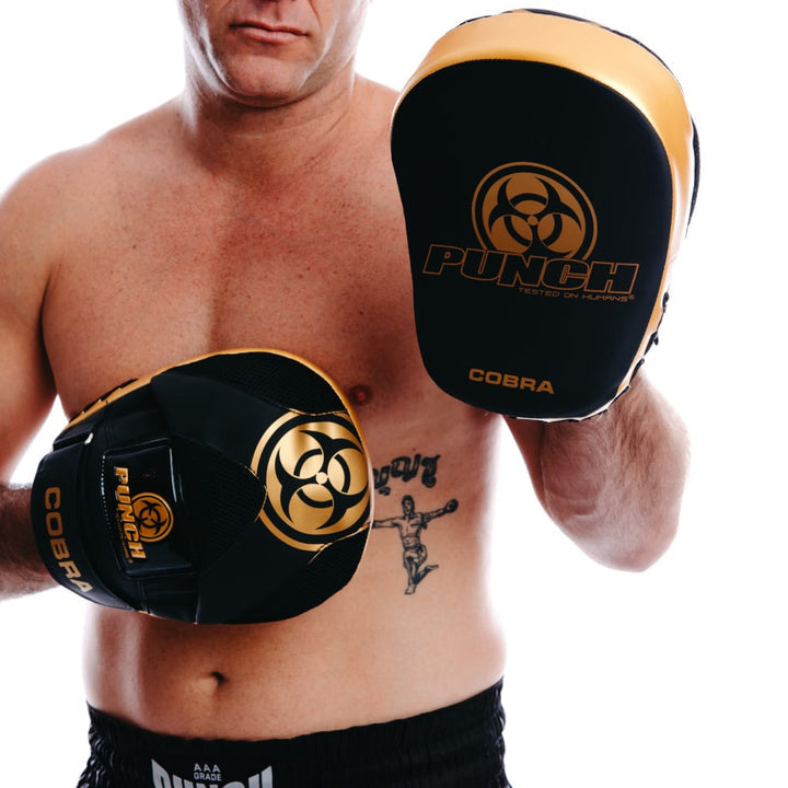 AAA Punch Focus Pads - Premium MMA Training Equipment for Boxing & Kickboxing | Urban Cobra - Perfect for Home Gym, Martial Arts Practice & Fitness Training