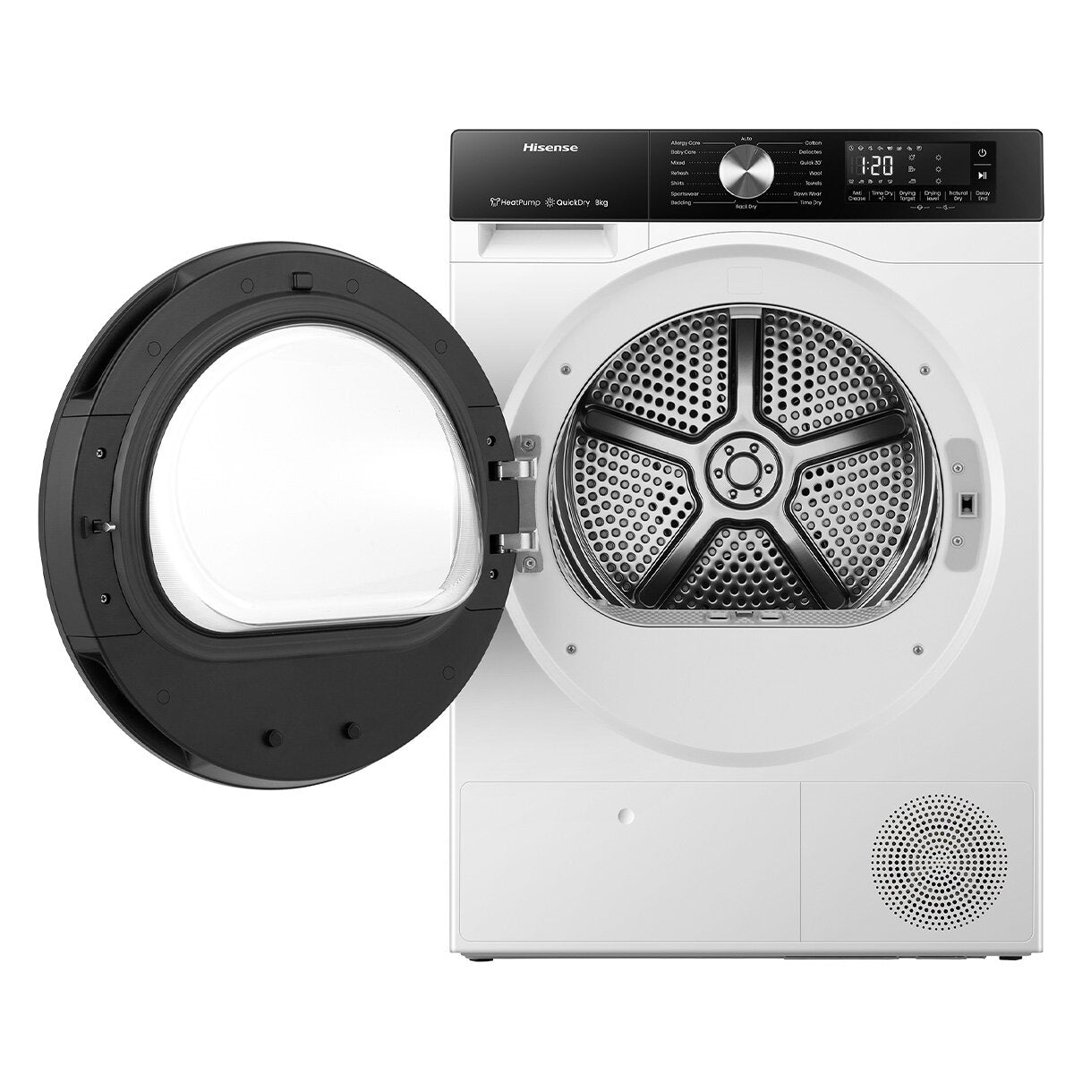 Hisense 8kg Heat Pump Dryer HDFS80HS - Energy Efficient Laundry Solution for Small Spaces & Apartments