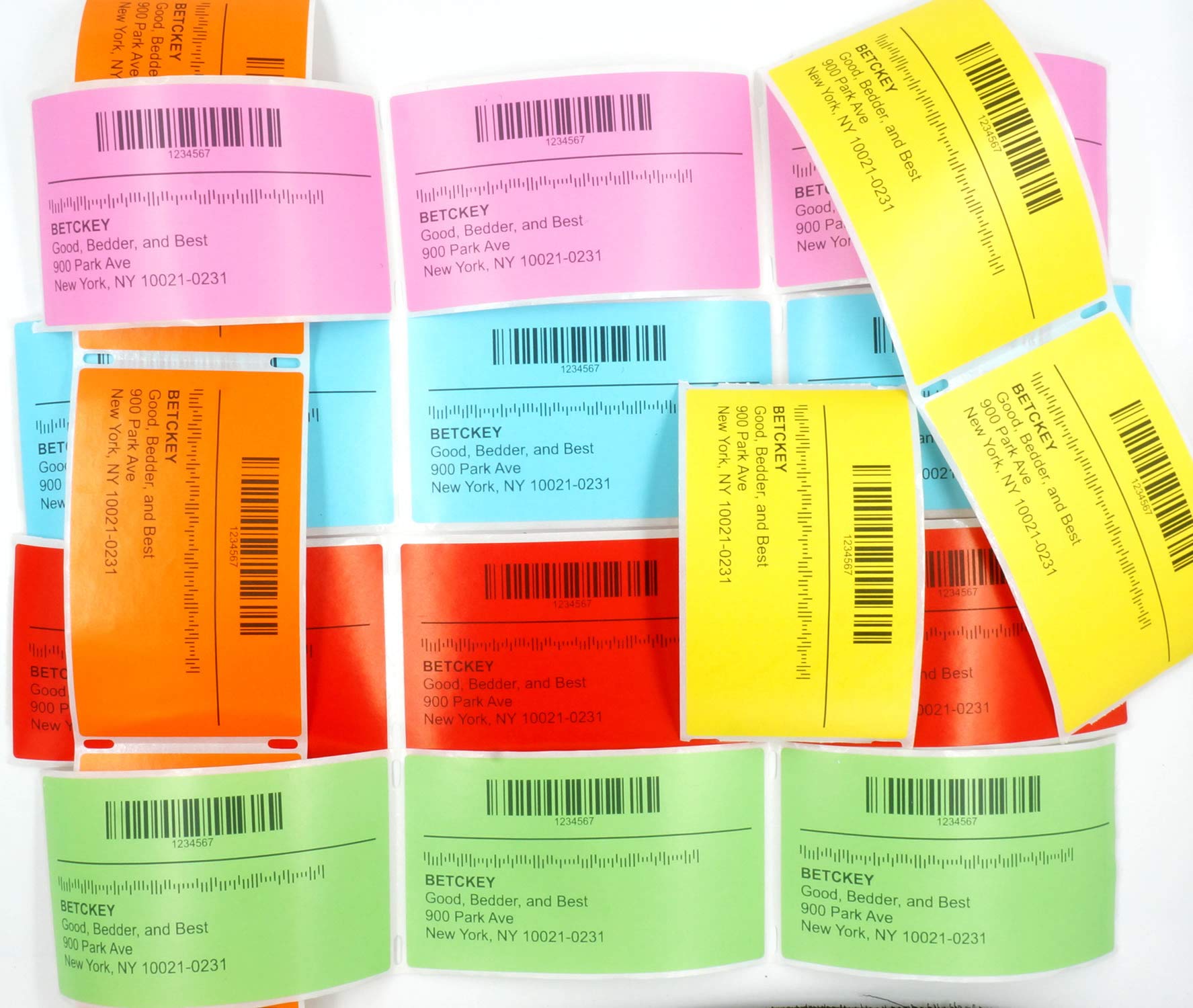 BETCKEY Green Thermal Labels 2-5/16