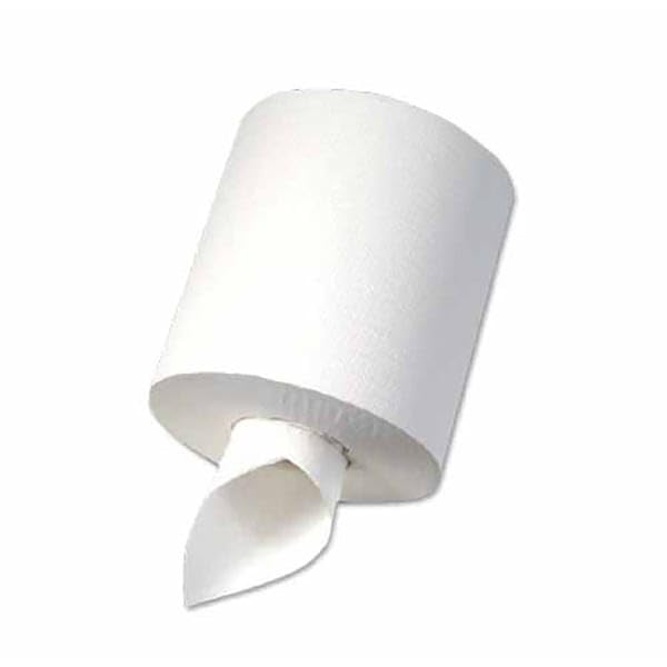 R.J.Schinner NOVA22910 White 2-Ply Center Pull Paper Towels - 6 Rolls per Case | Bulk Commercial & Home Kitchen Cleaning Supplies for Restaurants, Offices, and Household Use