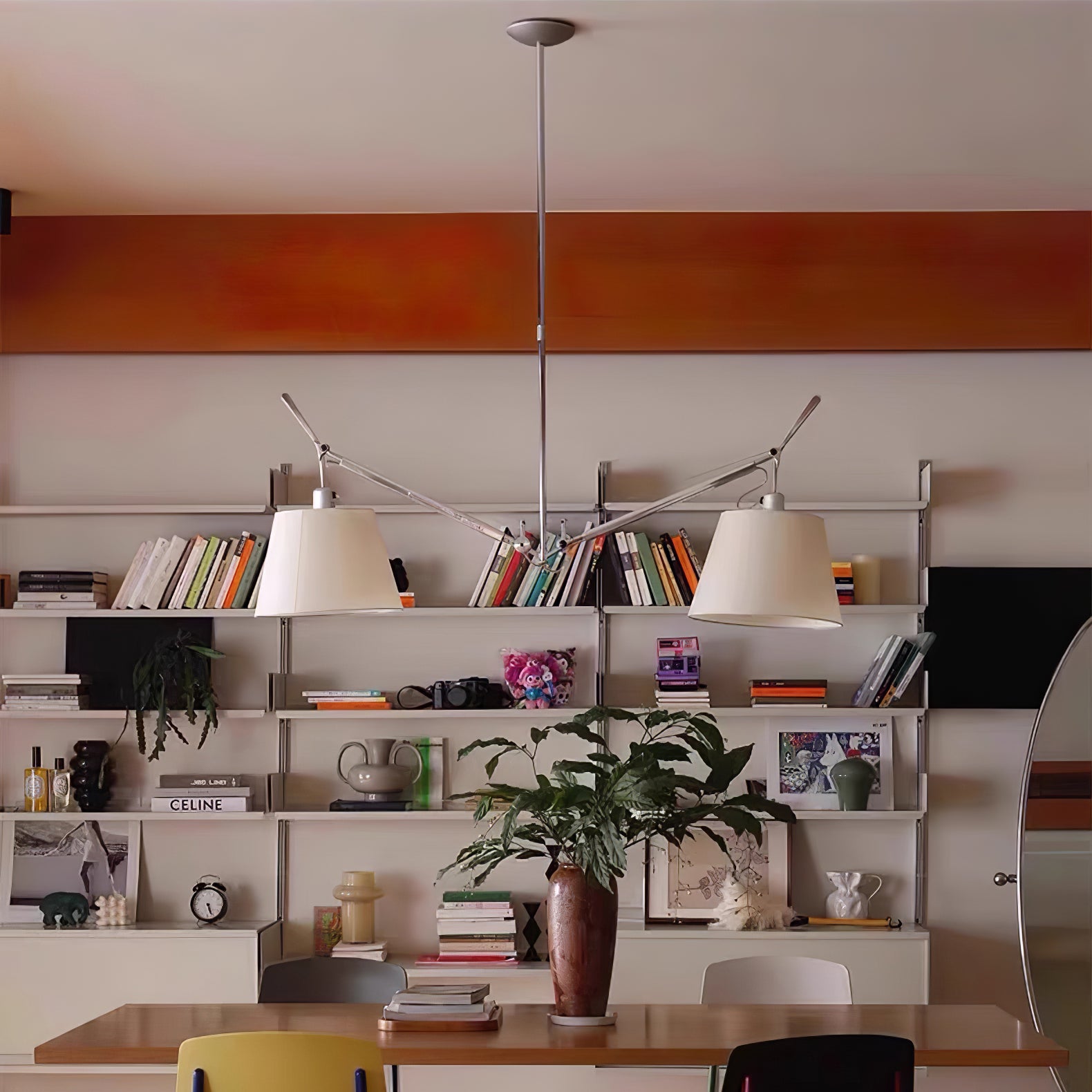 Arcadia Shade Pendant Lamp - Modern Hanging Light Fixture for Kitchen Island, Dining Room & Bedroom Decor | Dimmable LED Ceiling Light with Adjustable Height