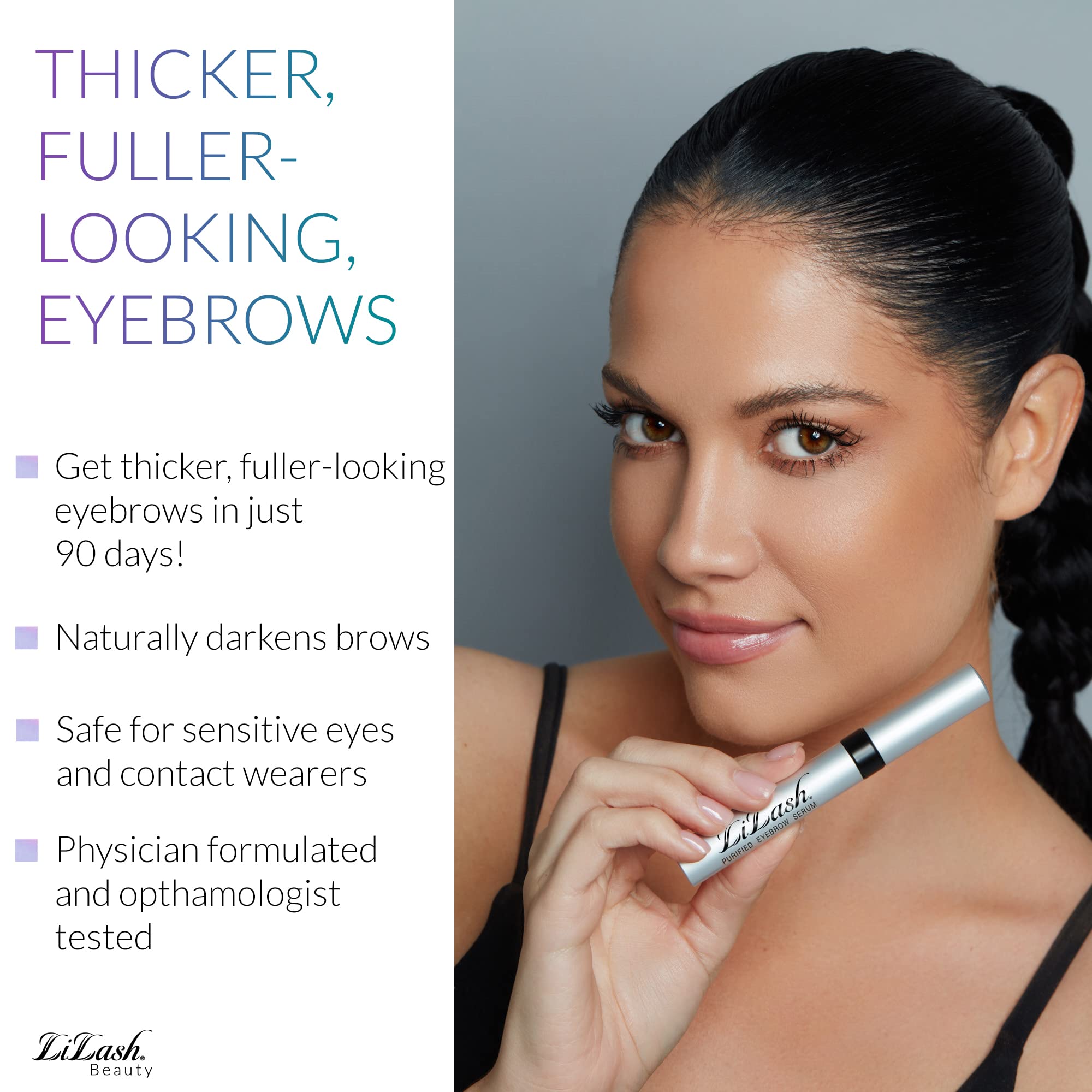 LiLash & LiBrow Best Sellers Set - Eyelash & Eyebrow Growth Serum Kit with Purified Formulas | Natural Lash & Brow Enhancer for Longer, Thicker Lashes & Fuller Brows | Perfect for Daily Beauty Routine & Special Occasions