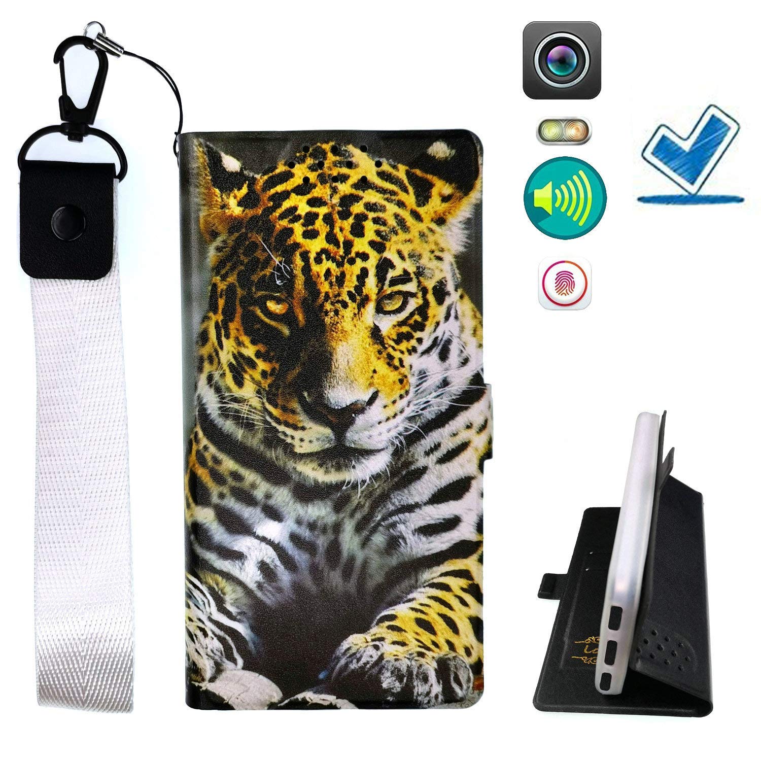 Premium PU Leather Flip Case with Silicone Ring for Vivo S1 Pro V1945 - Protective Phone Cover with Card Slots & Kickstand | Perfect for Work, Travel & Everyday Use