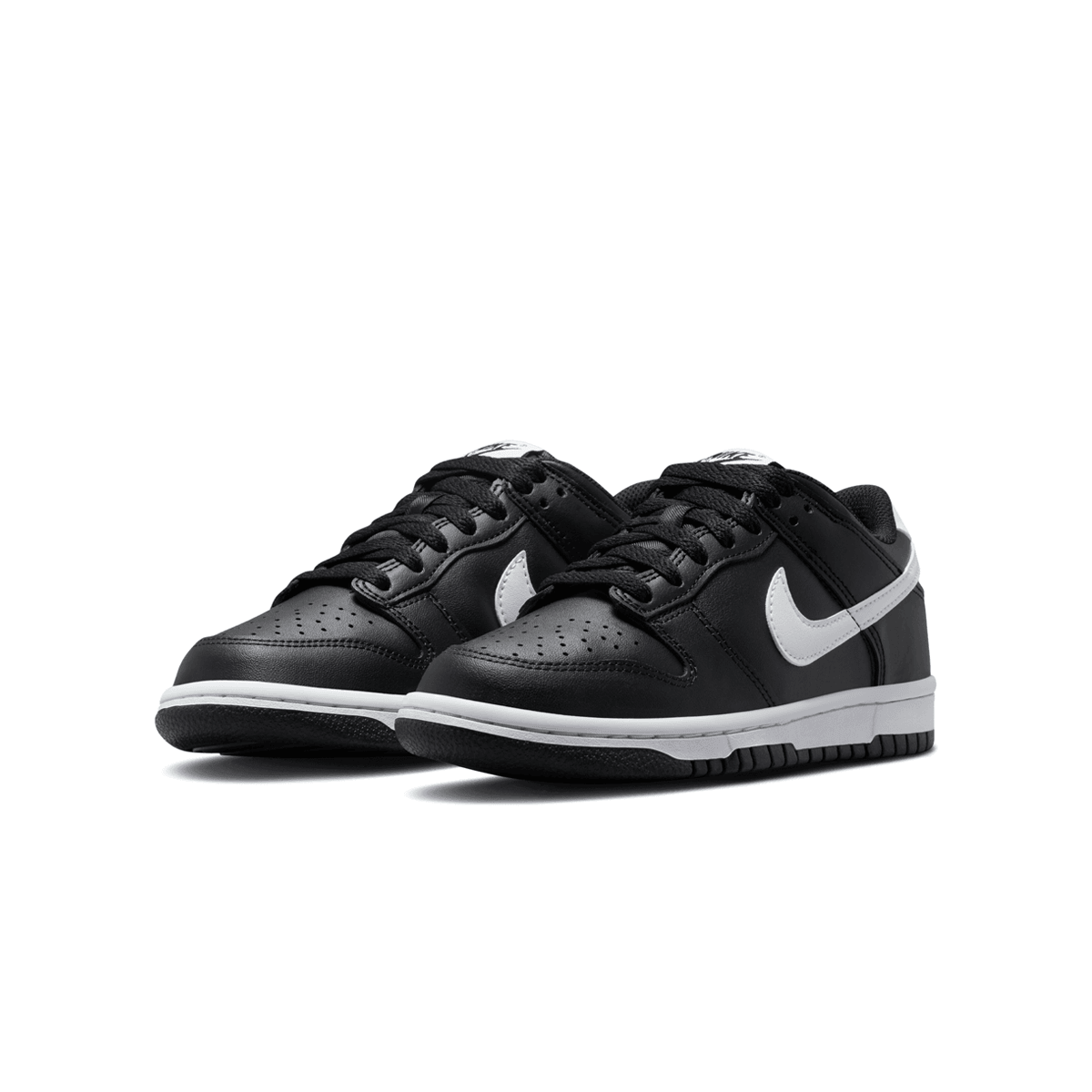 Nike Kids Dunk Low Retro 'Black Panda 2.0' Sneakers - Boys & Girls Basketball Shoes for School, Sports & Casual Wear