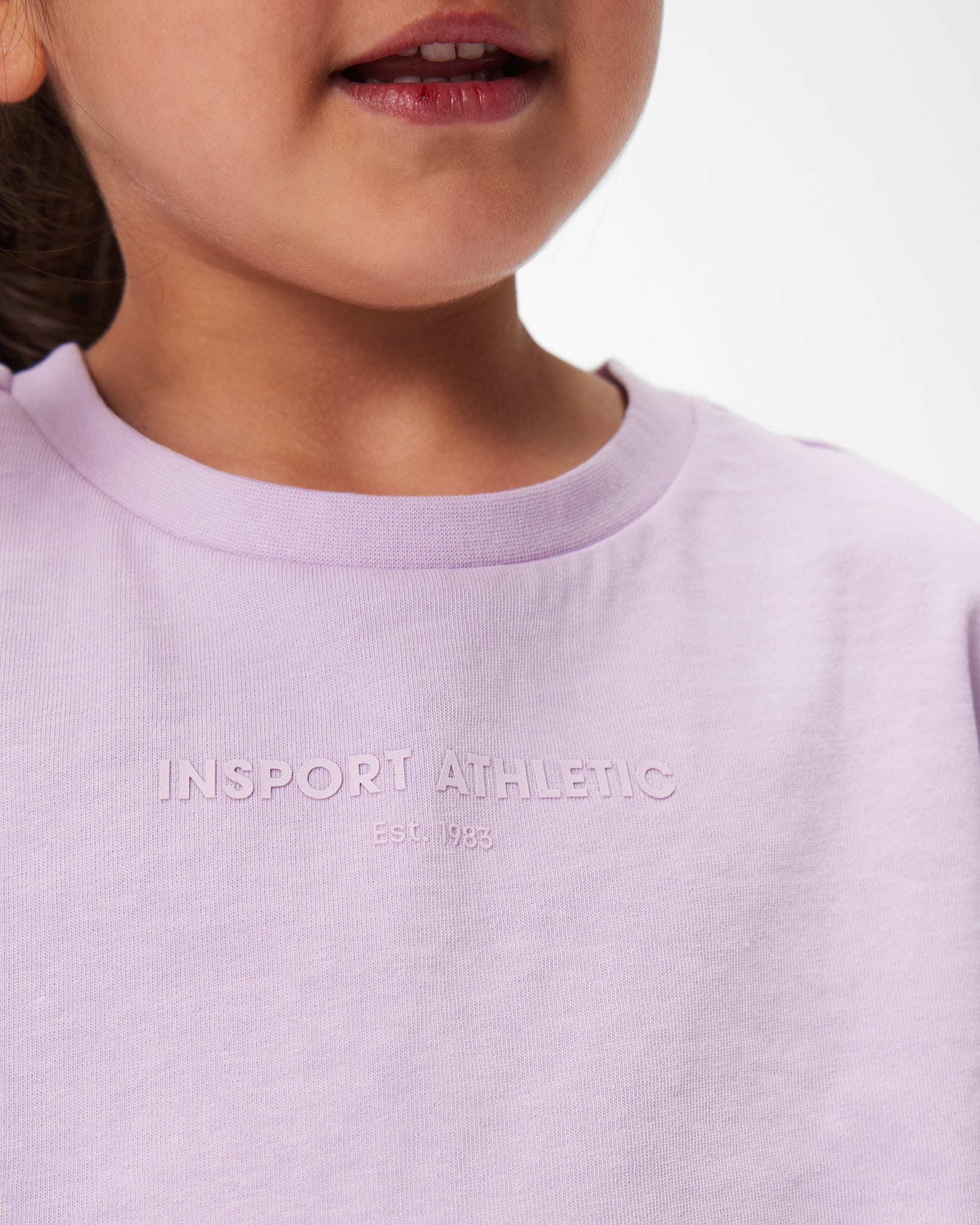 InSport Kids Evie Purple Tee - Soft Cotton T-Shirt for Girls - Perfect for Playdates, School & Everyday Wear