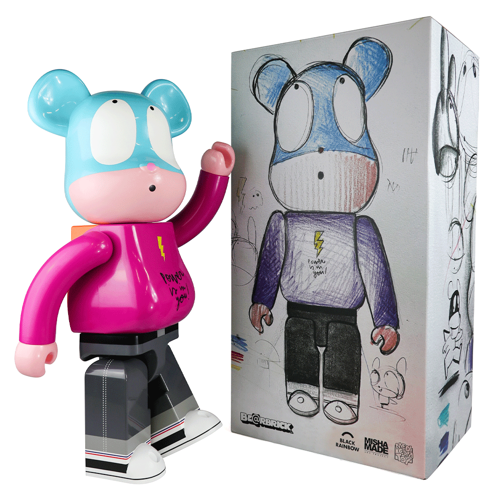 1000% Bearbrick Edgar Plans Collectible Art Toy - Limited Edition Vinyl Figure for Display, Gift & Home Decor - Perfect for Collectors, Anime Fans & Modern Art Enthusiasts
