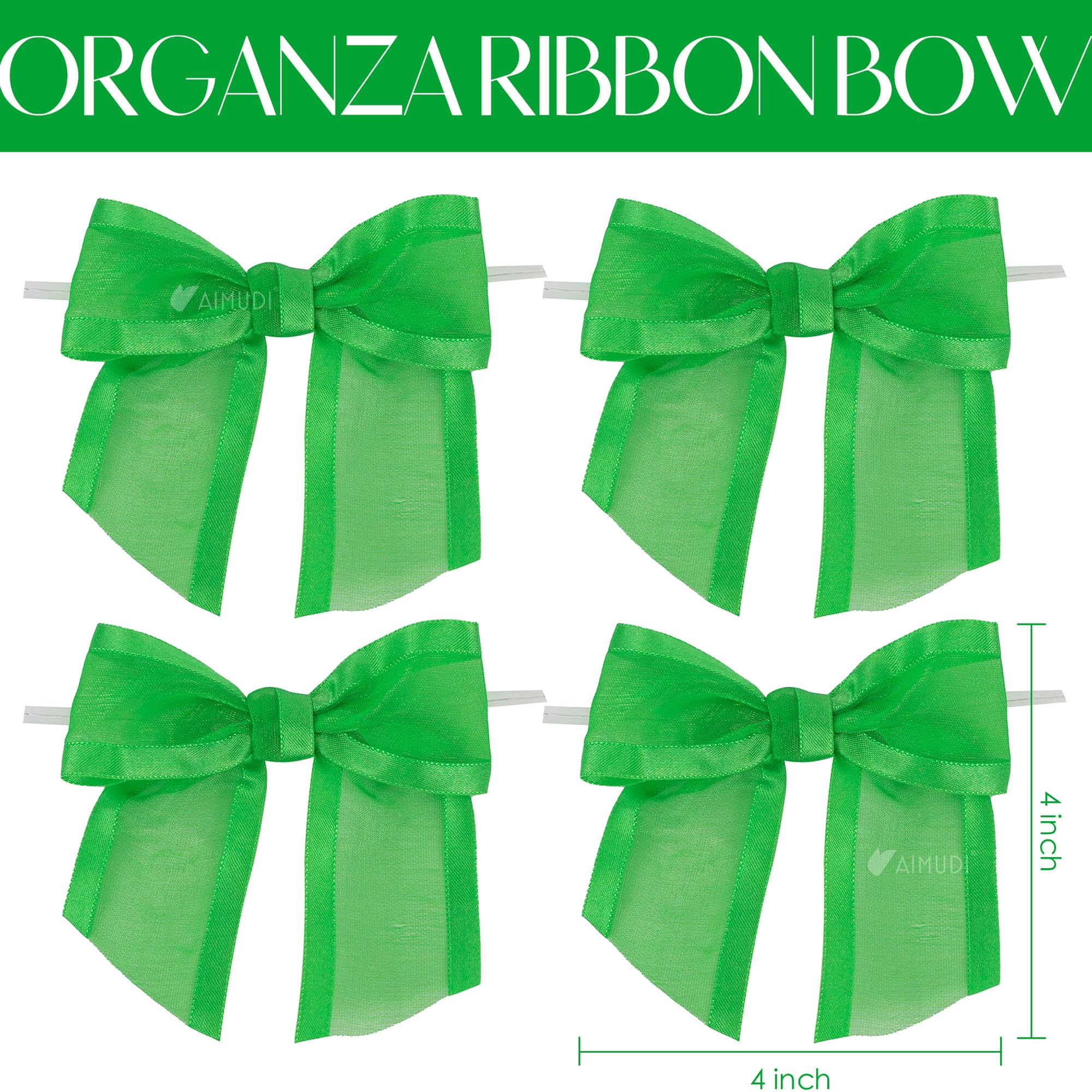 St. Patrick's Day Green Bows - 4