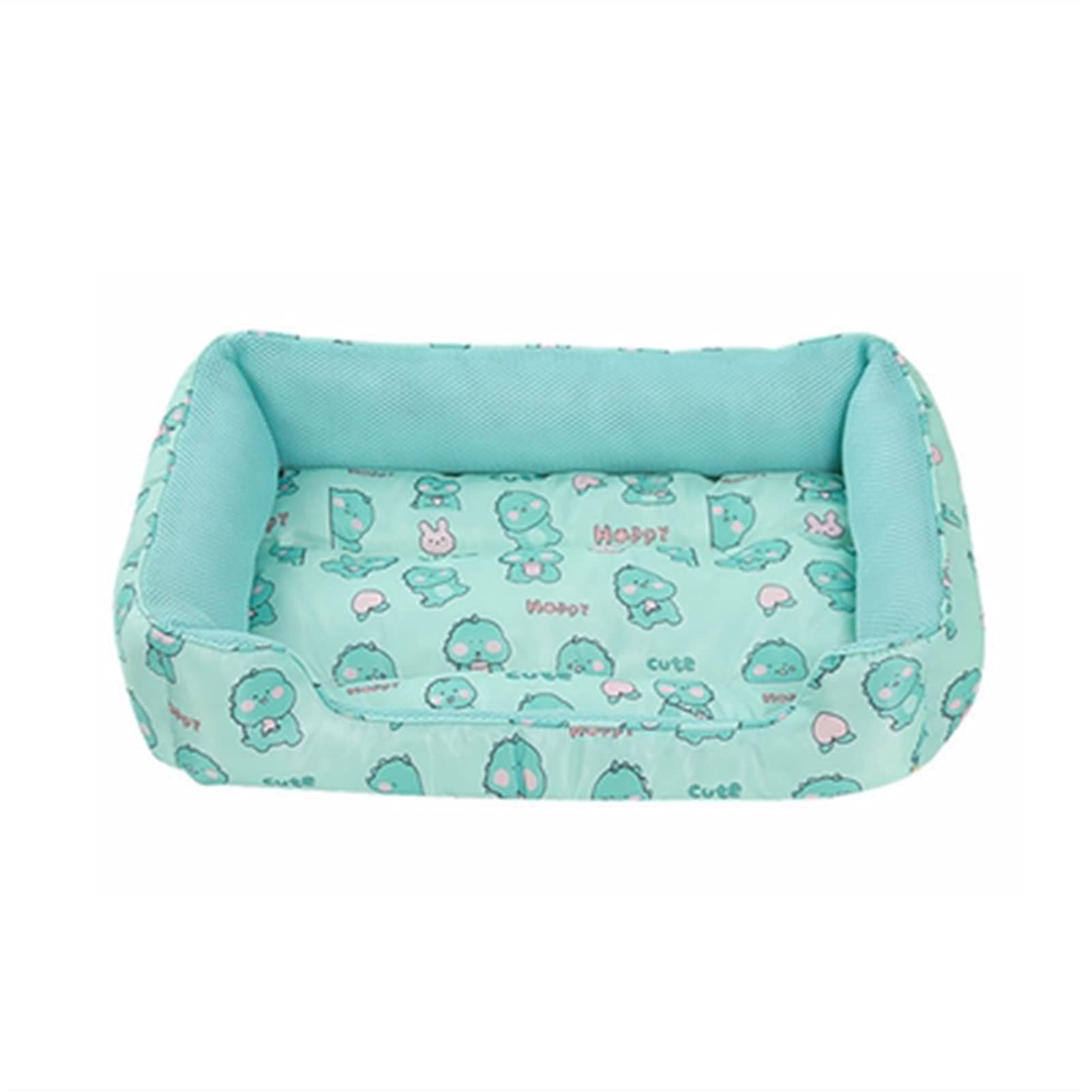 MEIYITIAN Cooling Pet Bed for Dogs & Cats - Breathable Summer Dog Mat, Orthopedic Puppy Kitten Cushion with Washable Cover - Perfect for Indoor/Outdoor Use in Bedroom, Living Room or Backyard