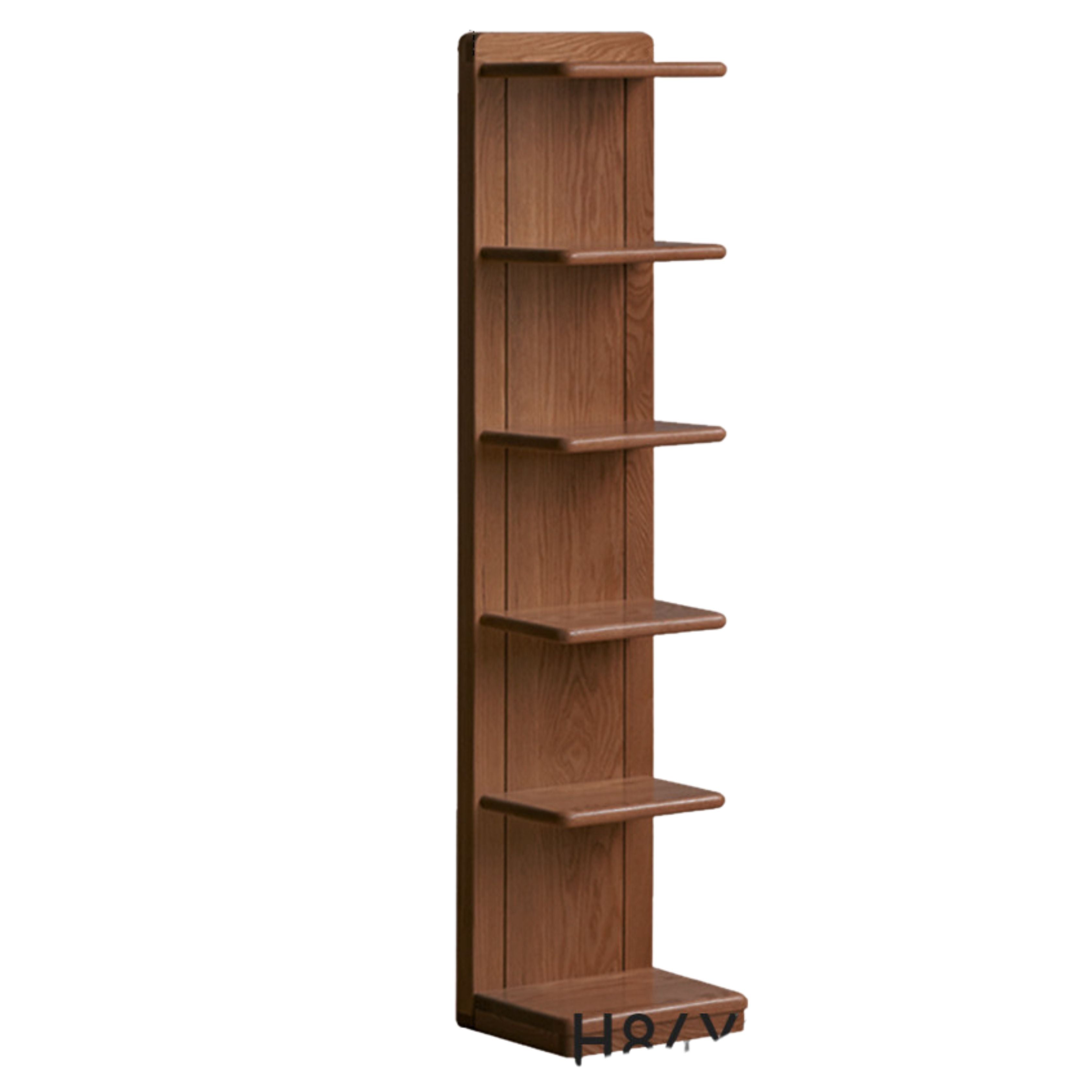 Premium Oak Solid Wood Multi-Layer Storage Shelf - Organize Books, Toys, and Home Decor - Perfect for Living Room, Bedroom, and Office Organization