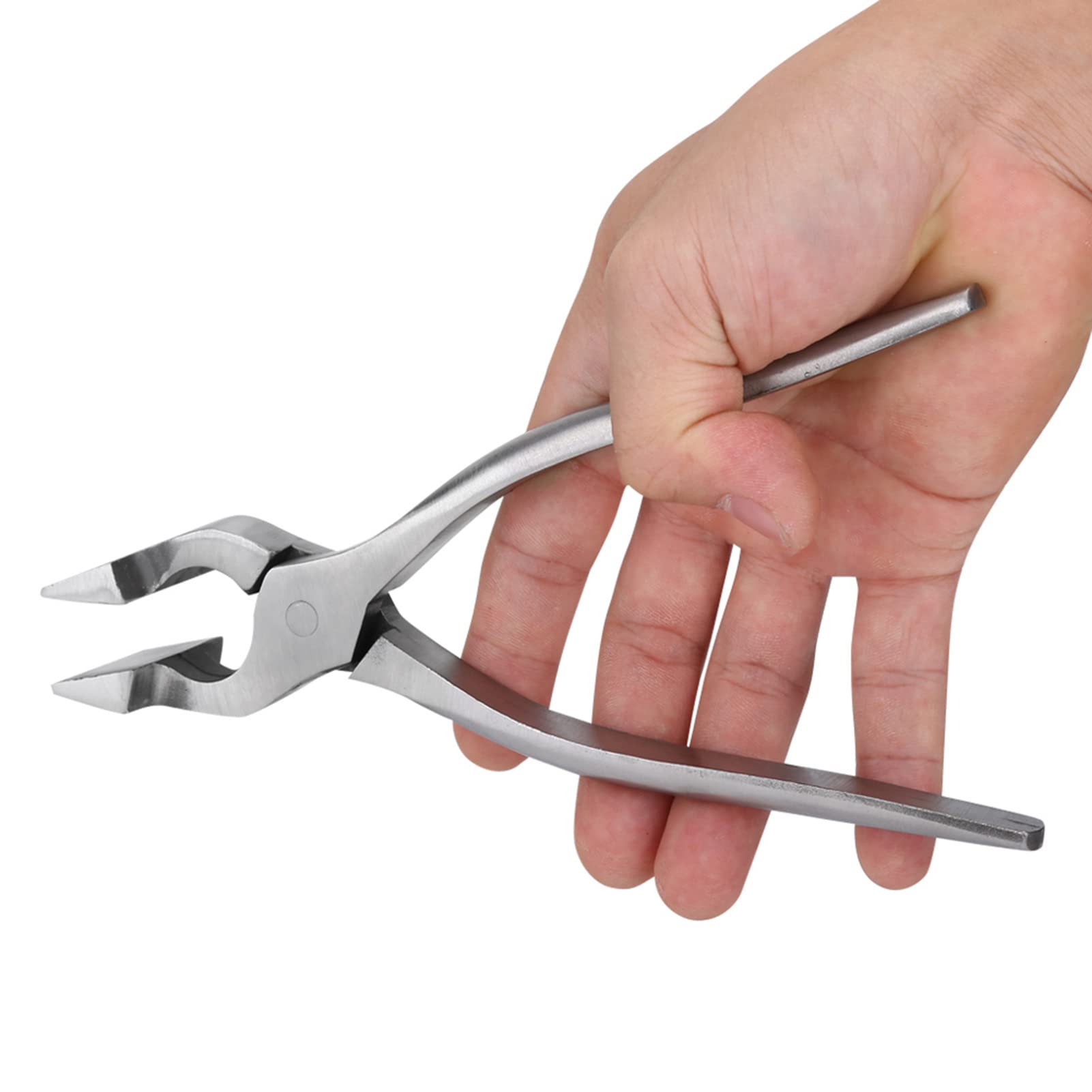Professional Leather Press Pliers - Oumefar Leather Flattening Tool for Leathercraft, Bag & Belt Making | Adjustable Leather Clamp & Nipper for Smoothing Leather | Perfect for DIY Leather Projects, Handbag Repair & Leatherworking