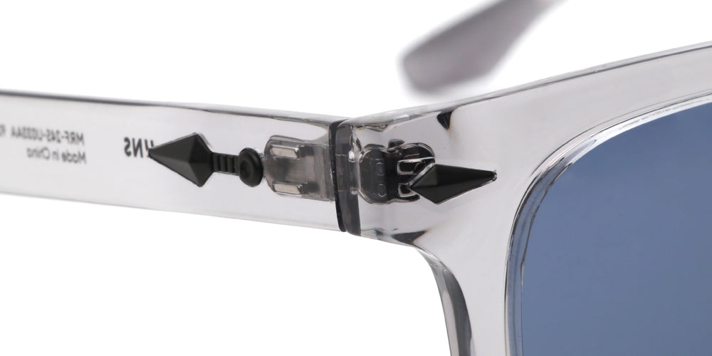 JINS x NARUTO SASUKE SG Model Gray Glasses - Anime Inspired Eyewear for Naruto Fans | Perfect for Cosplay, Daily Wear & Anime Conventions