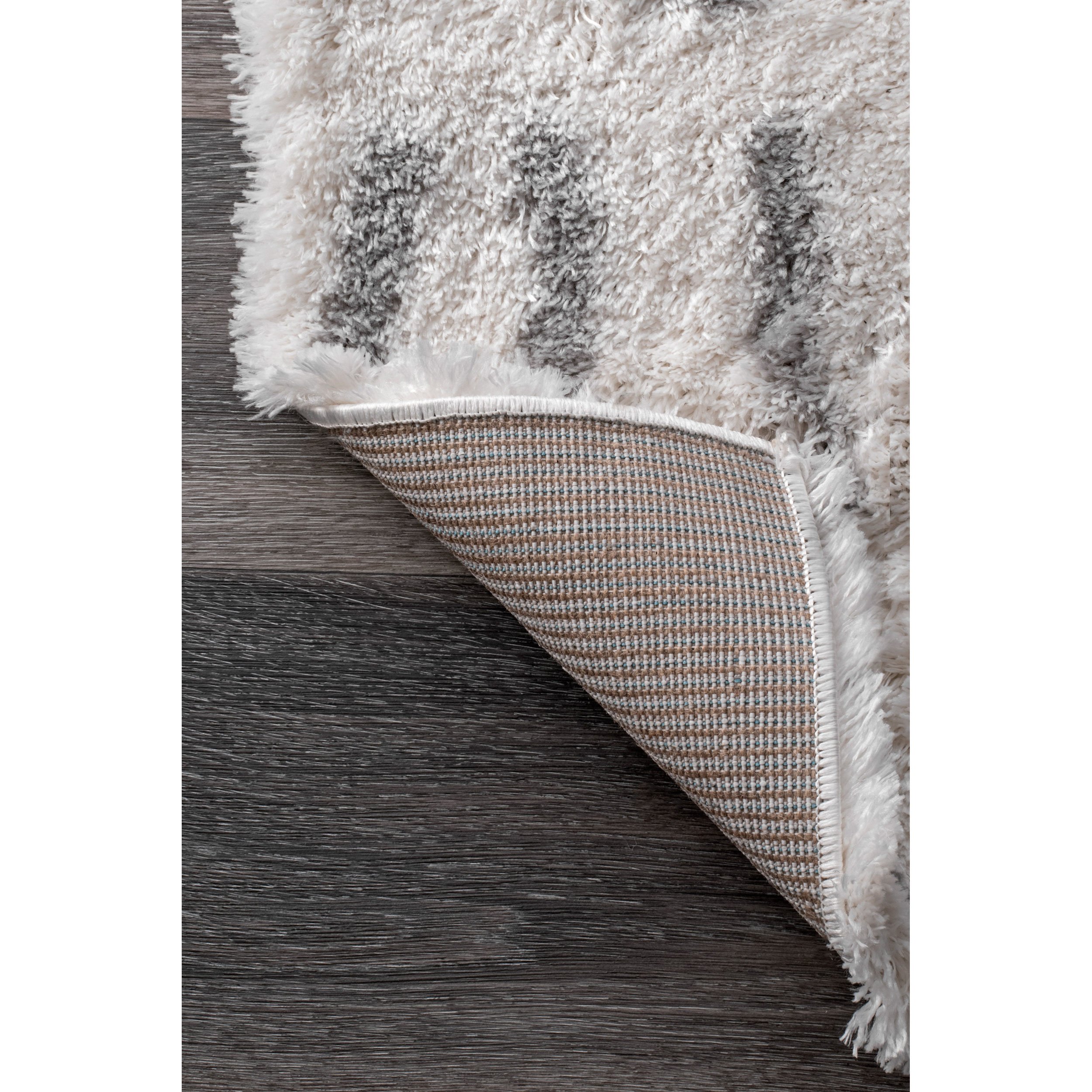 nuLOOM Renata Moroccan Shag Round Area Rug 5'3