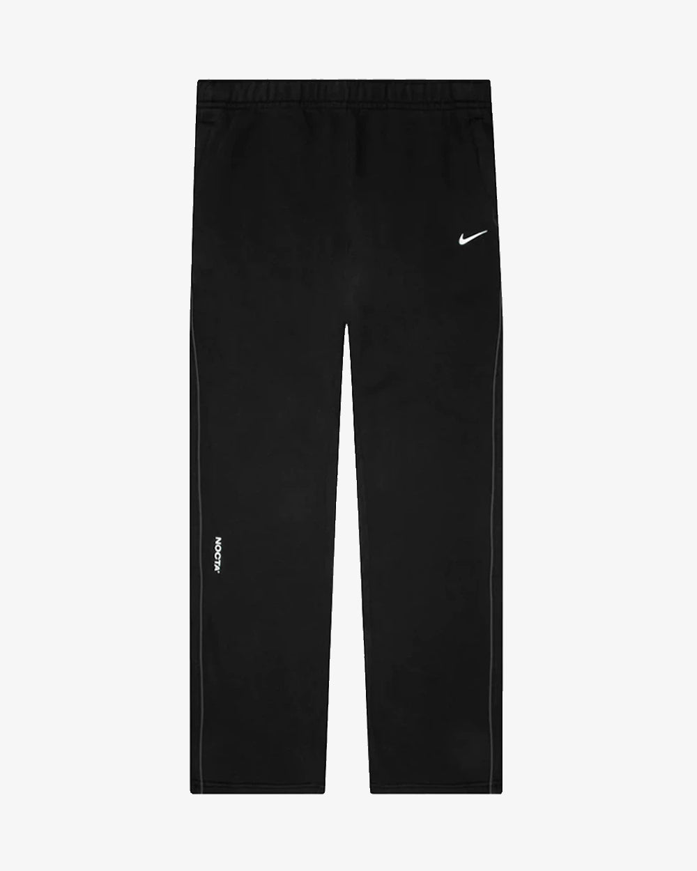 NOCTA Fleece Open Hem Black Sweatpants for Men - Comfortable Lounge Pants for Casual Wear & Gym