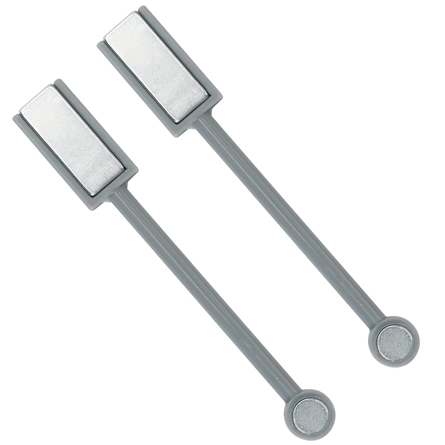 Gleevia 2Pcs Cat Eye Magnet for Nails - Double Head 3D Nail Art Magnet Stick for Cat Eye Gel Polish | Strong Magnetic Manicure Tool for Salon & Home Nail Designs
