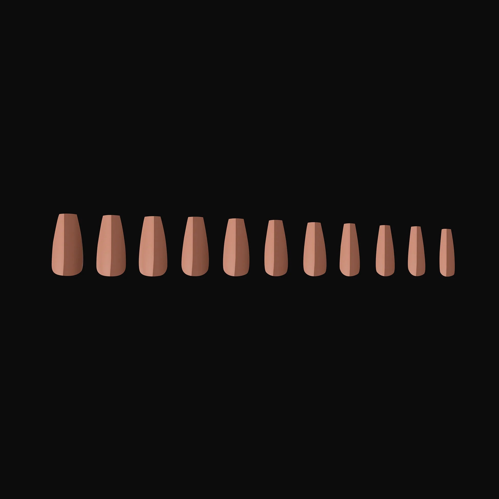 Apres Gel X Neutrals Imani Natural Nail Tips 150pc - Short Coffin Shape for DIY Manicures & Salon Use | Perfect for Natural Nails, Gel Extensions & At-Home Nail Art