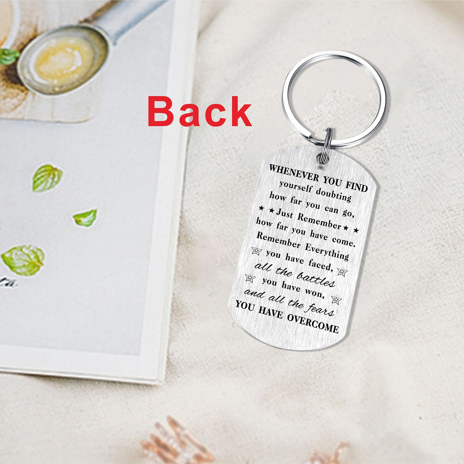 Laluminter Sobriety Gifts for Men & Women - Inspirational Sober Anniversary Keychain Keepsake - Thoughtful AA NA Recovery Gift for Alcohol-Free Lifestyle - Perfect for 1 Year, 5 Year, 10 Year Milestones - Ideal for Meetings, Celebrations & Daily Motivation