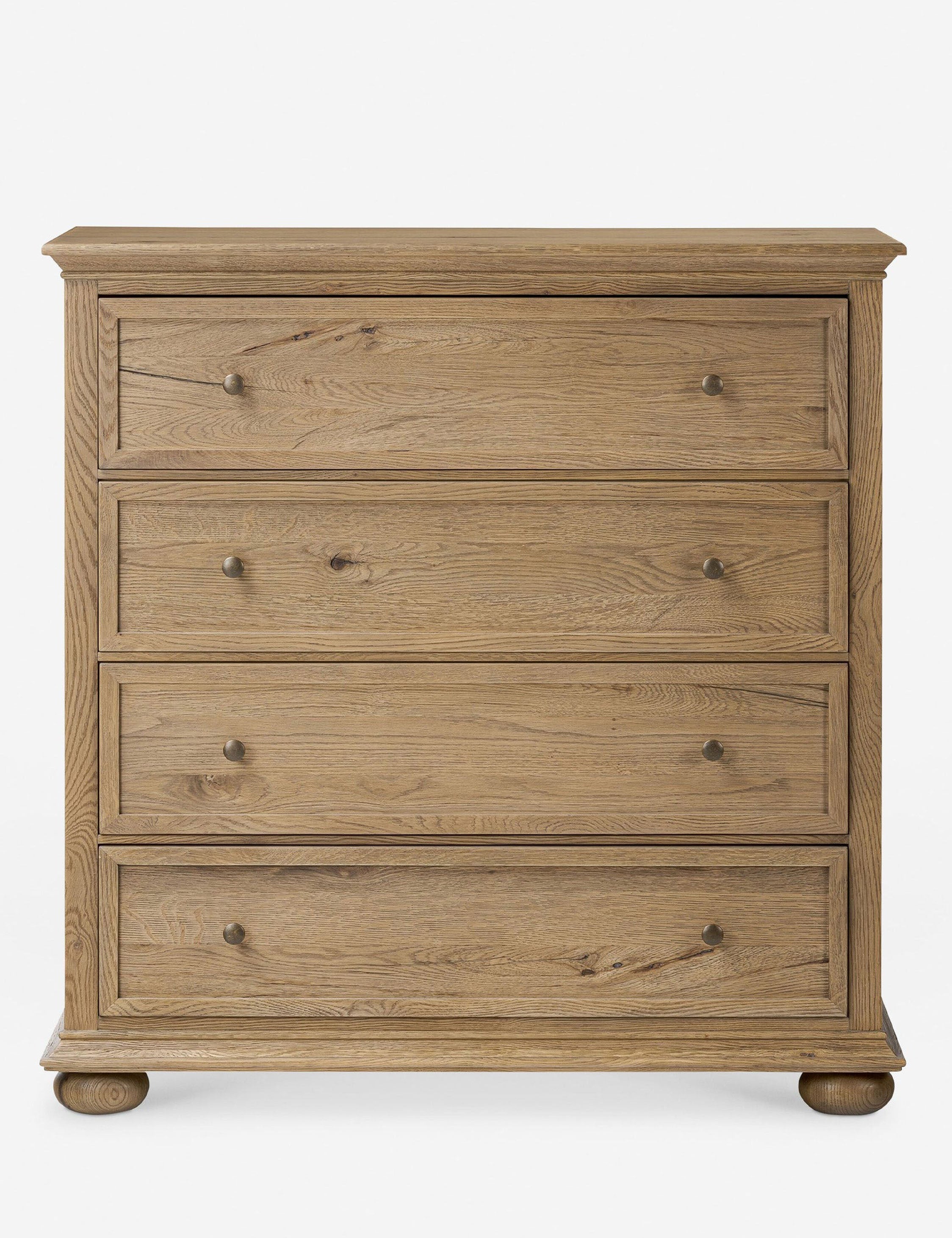 Amber Lewis x Four Hands Geoffrey Tall Dresser - Modern Wooden Chest of Drawers for Bedroom Storage & Organization | Perfect for Master Bedroom, Guest Room, or Nursery