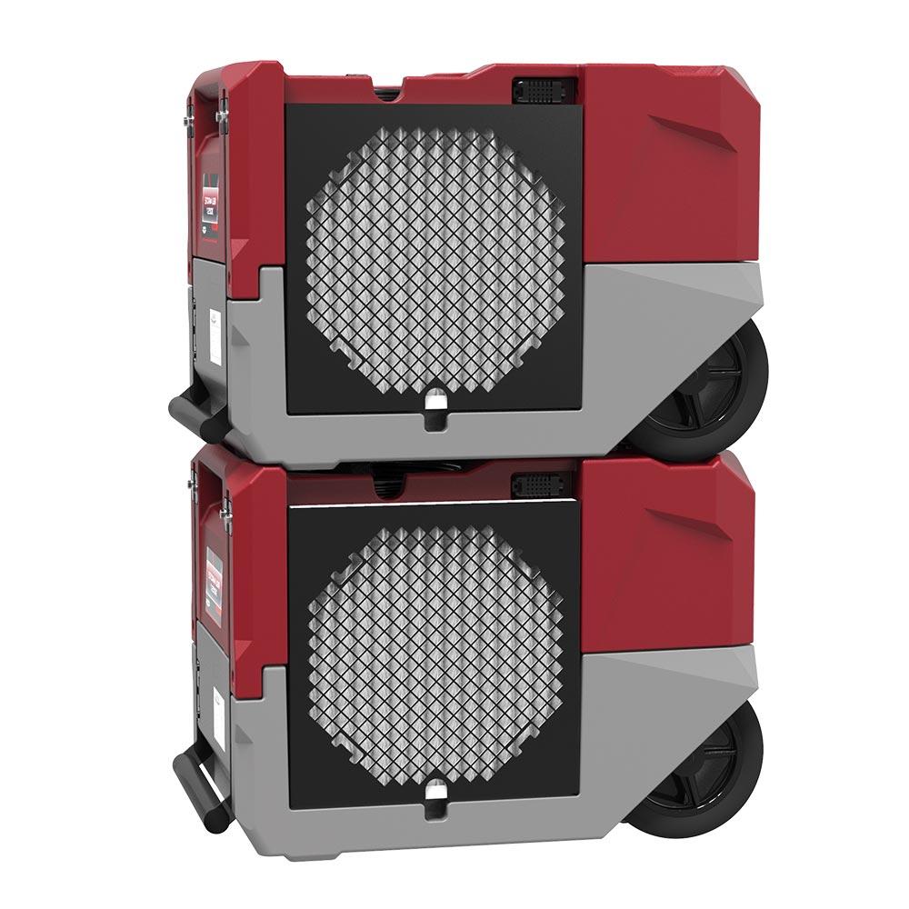 AlorAir LGR 1250X 264-Pint Commercial Dehumidifier with WiFi & Condensate Pump for Basement, Warehouse - Red | Heavy-Duty Moisture Control for Large Spaces
