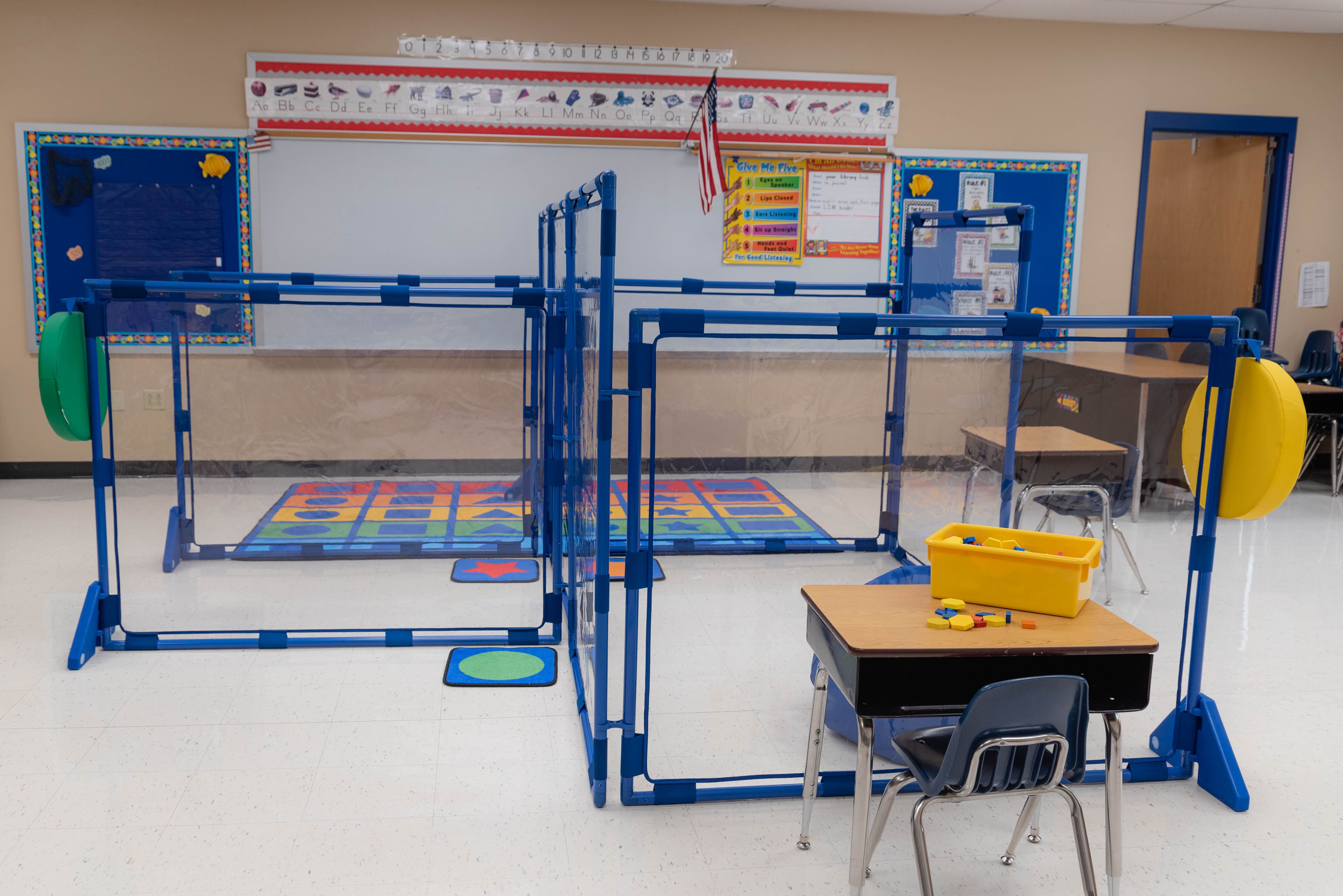 8-Pack Clear Playpanel Dividers for Large Screens - Perfect for Classrooms, Offices, and Playrooms