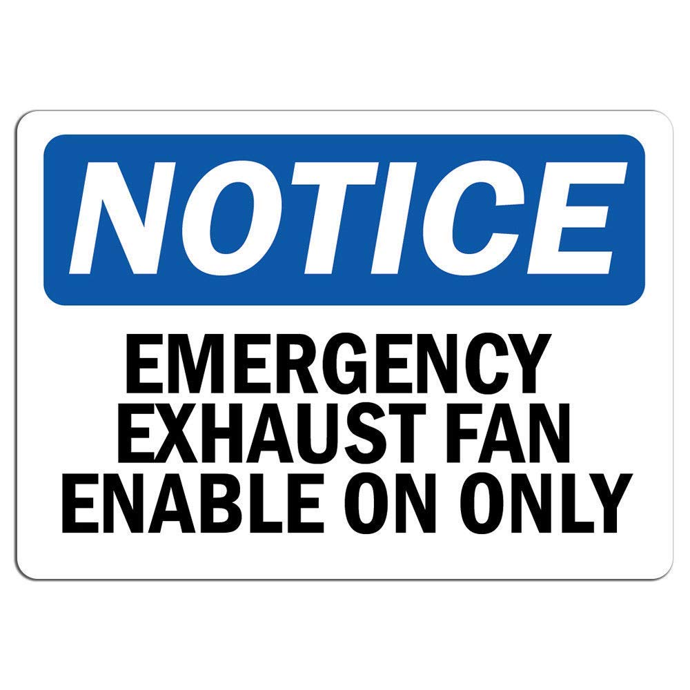 Safety & Warning Vinyl Stickers Bundle - 3 Pack (3.5