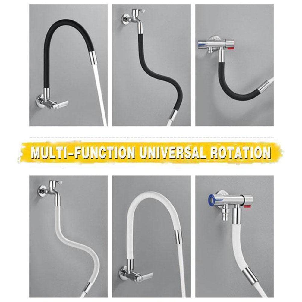 Universal 360° Rotatable Faucet Extender for Wash Basin - Flexible & Splash-Free