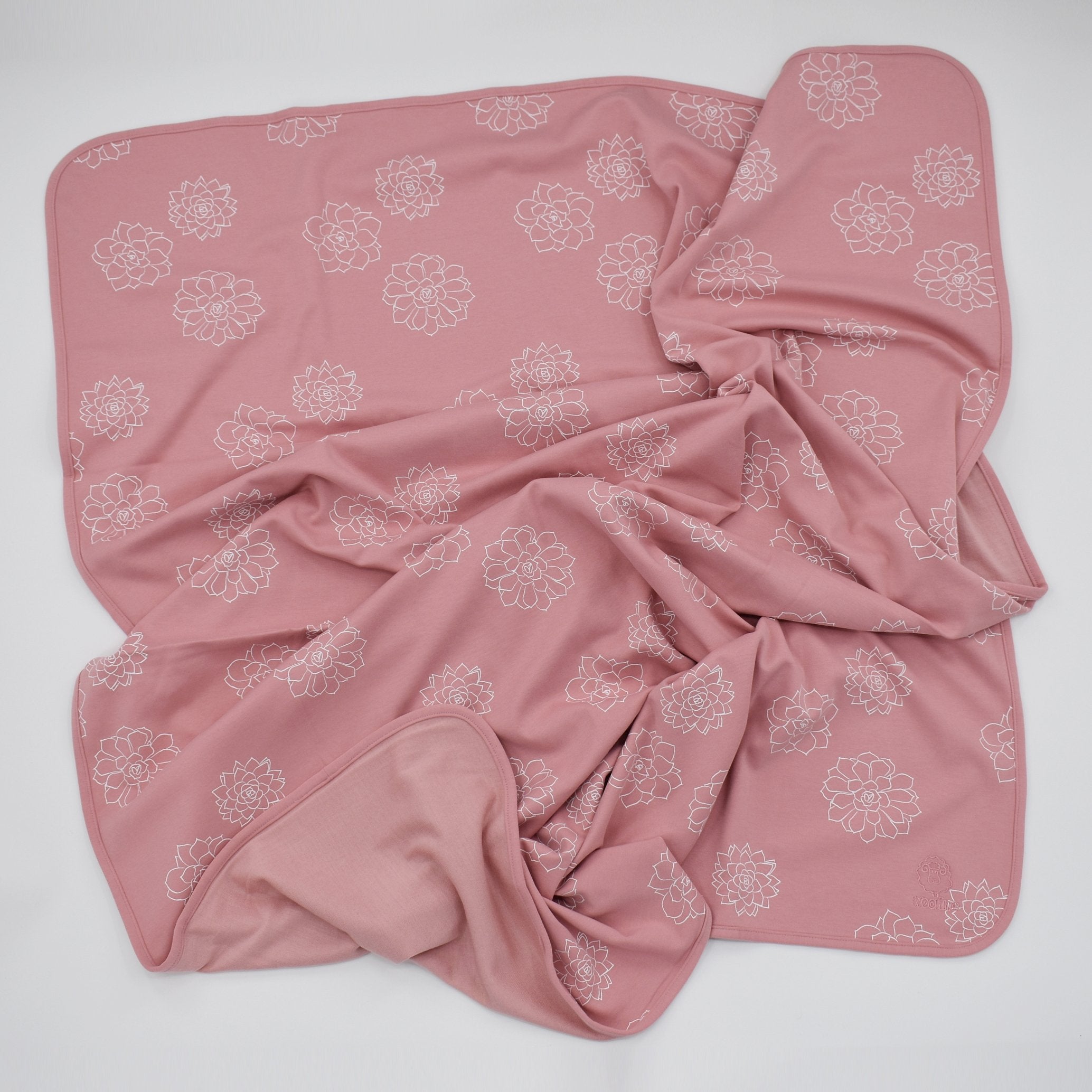 Premium 4-Season Toddler Blanket - Soft Merino Wool & Organic Cotton Blend - 52.5
