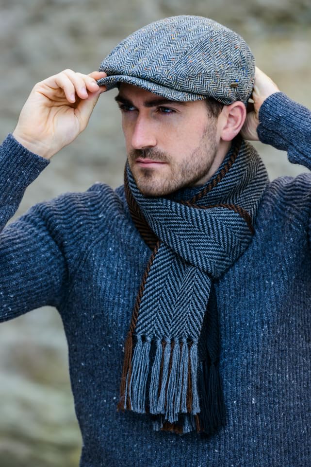 Grey Herringbone